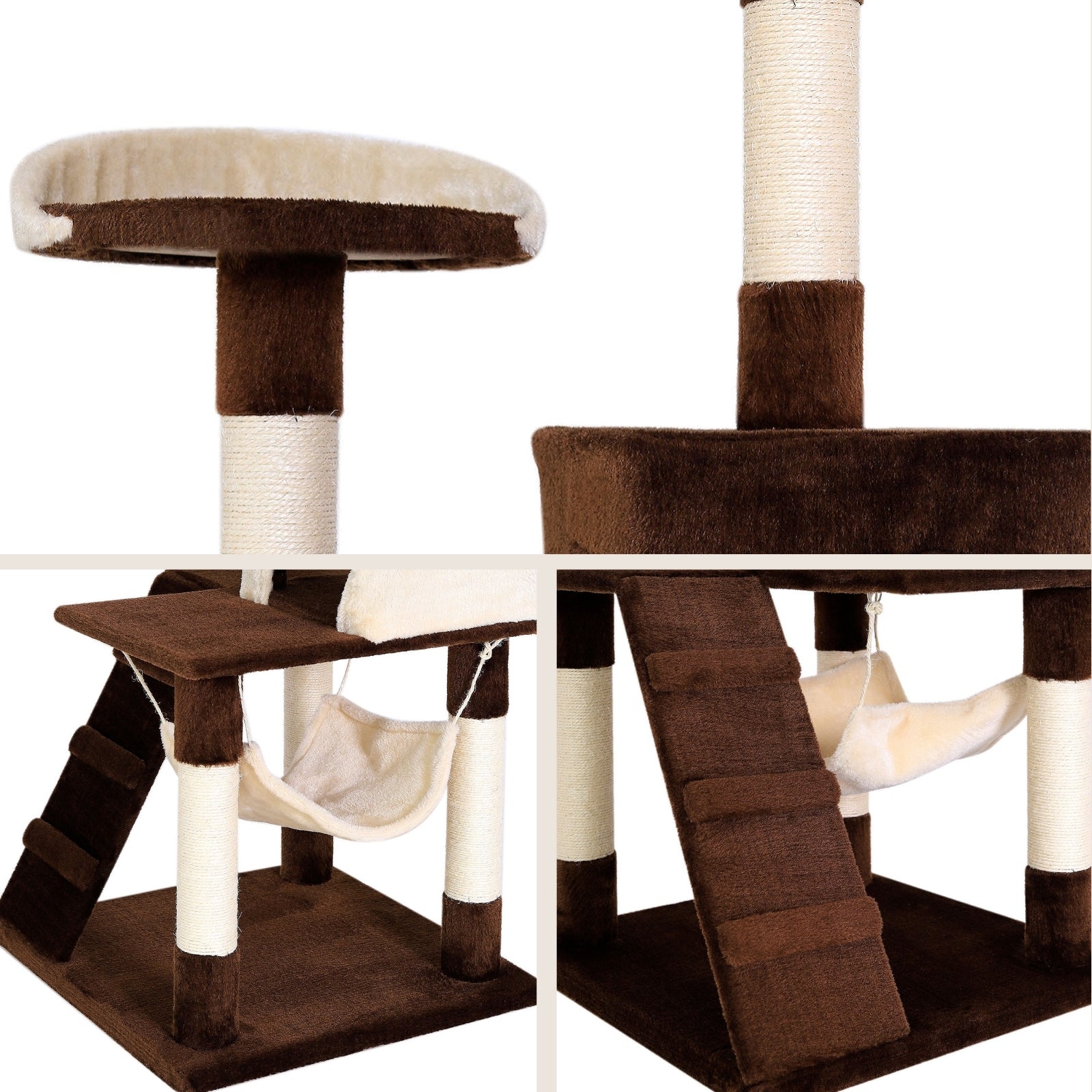 Poste rascador para gatos altura 133 cm