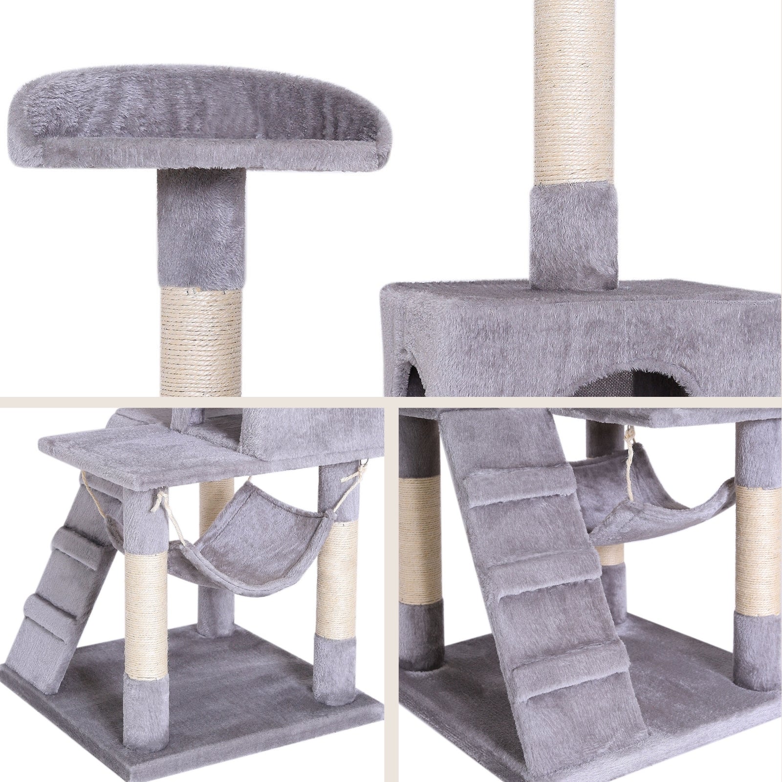 Poste rascador para gatos altura 133 cm