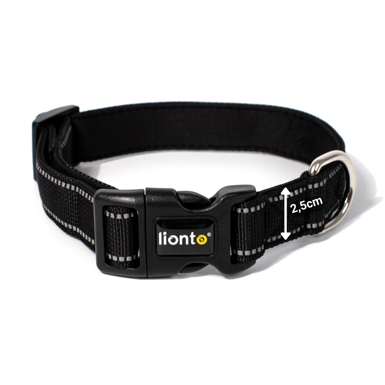Collar para perros acolchado, reflectante e impermeable