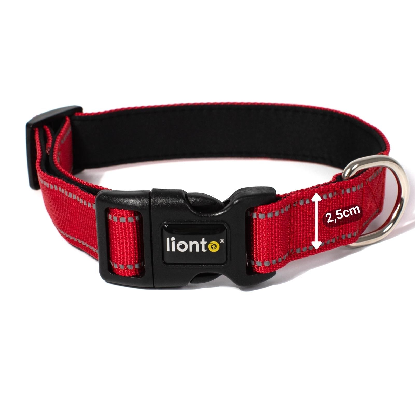 Collar para perros acolchado, reflectante e impermeable