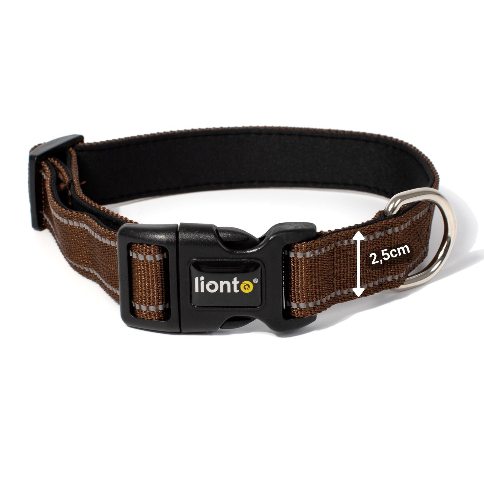 Collar para perros acolchado, reflectante e impermeable