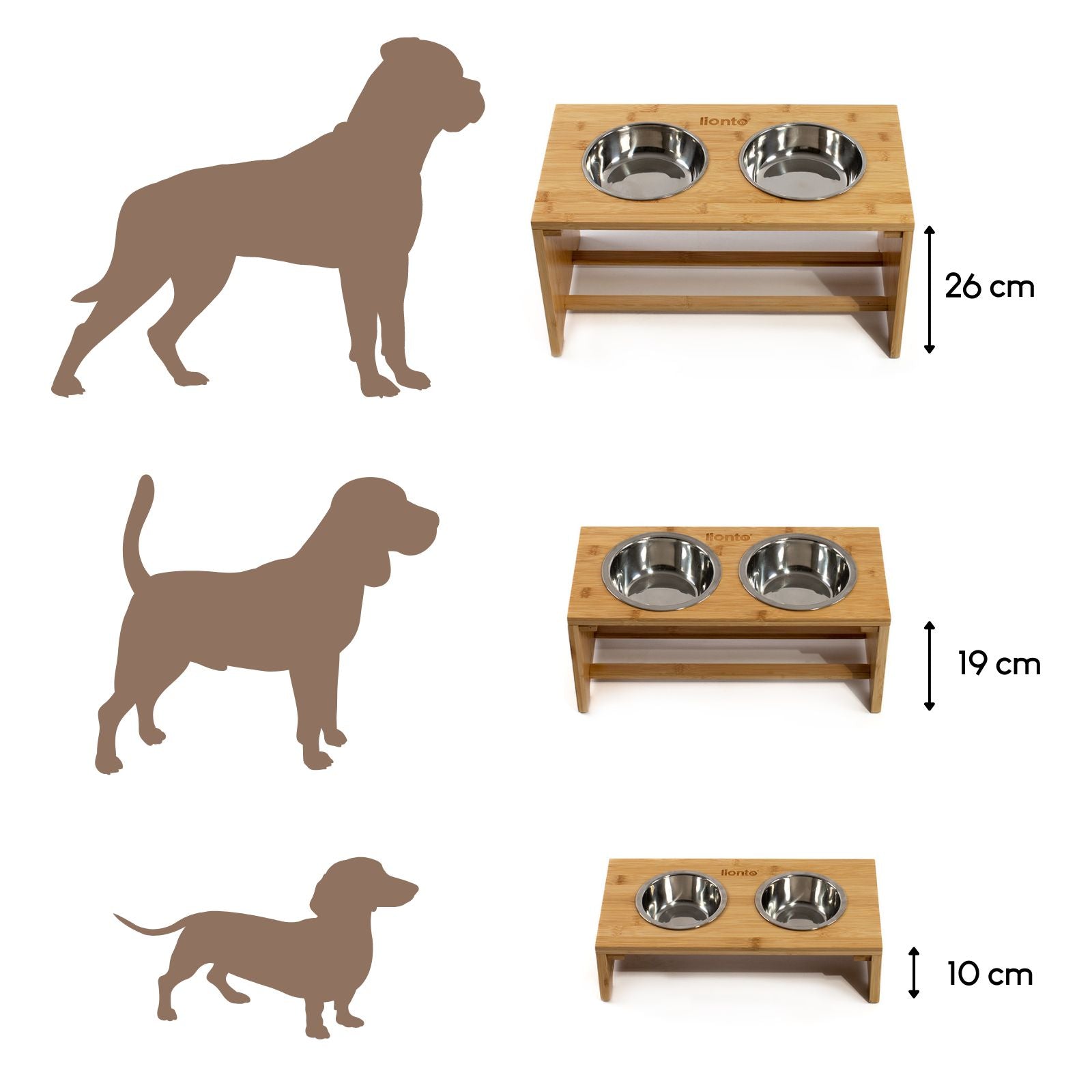 Estación de alimentación de bambú elevada