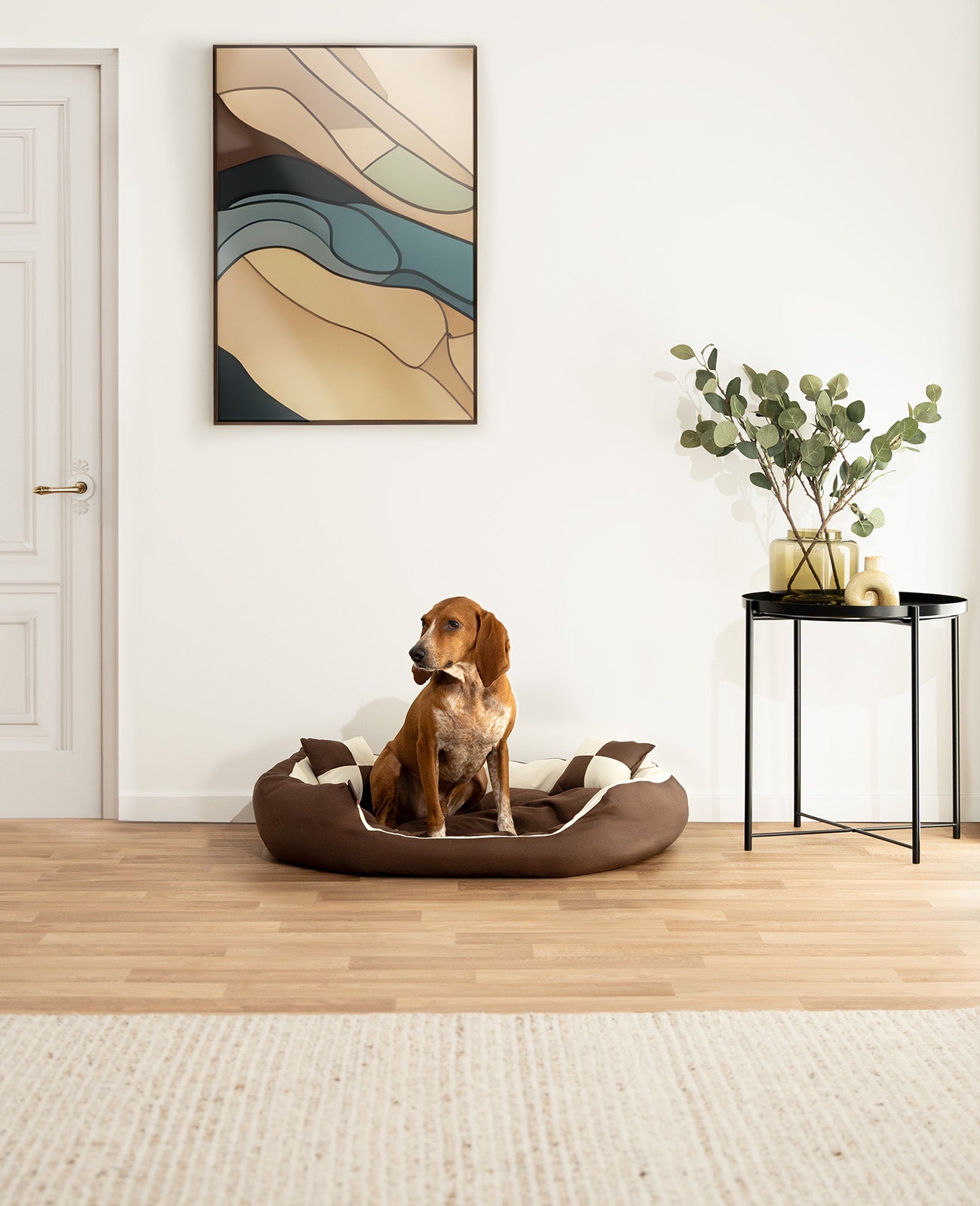 Cama para perros 4 en 1 con cojín reversible