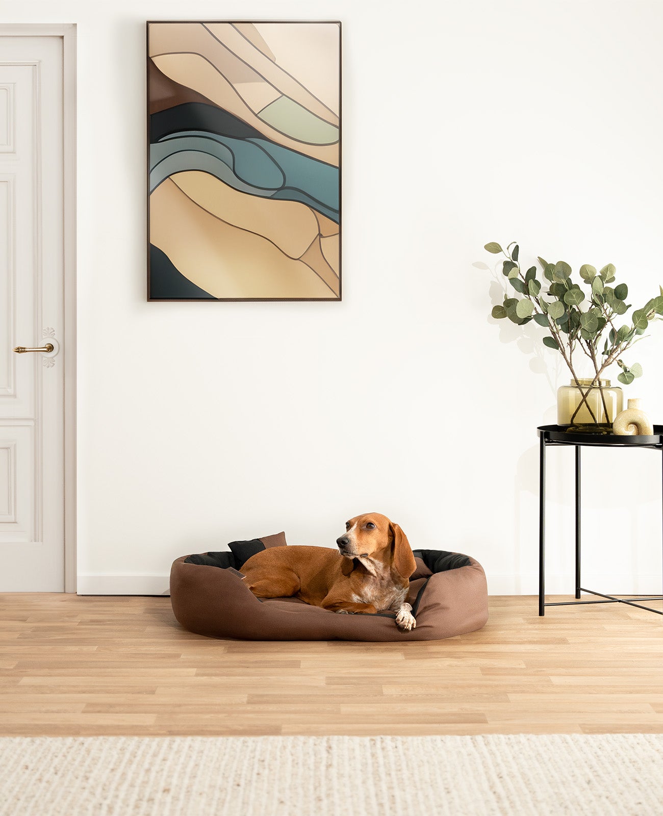 Cama para perros 4 en 1 con cojín reversible