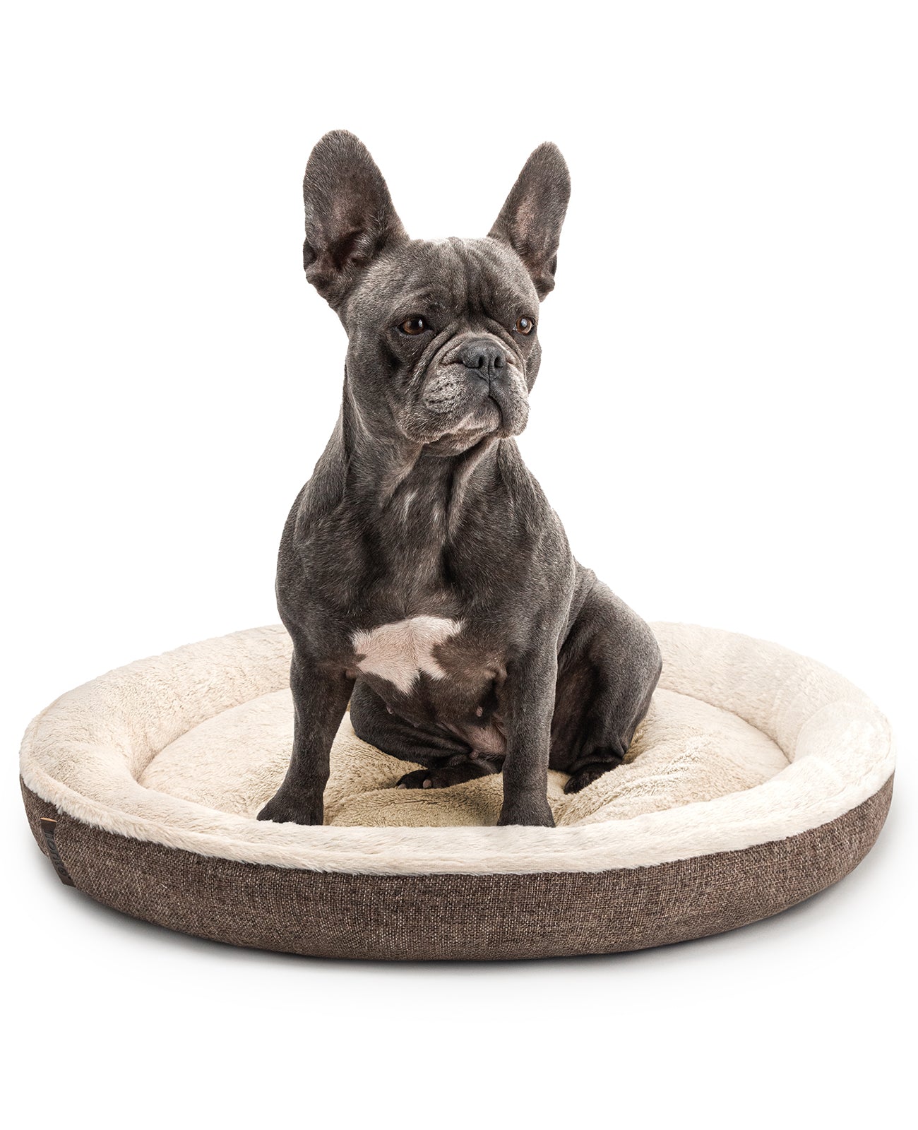 Cama para perros redonda con forma de donut