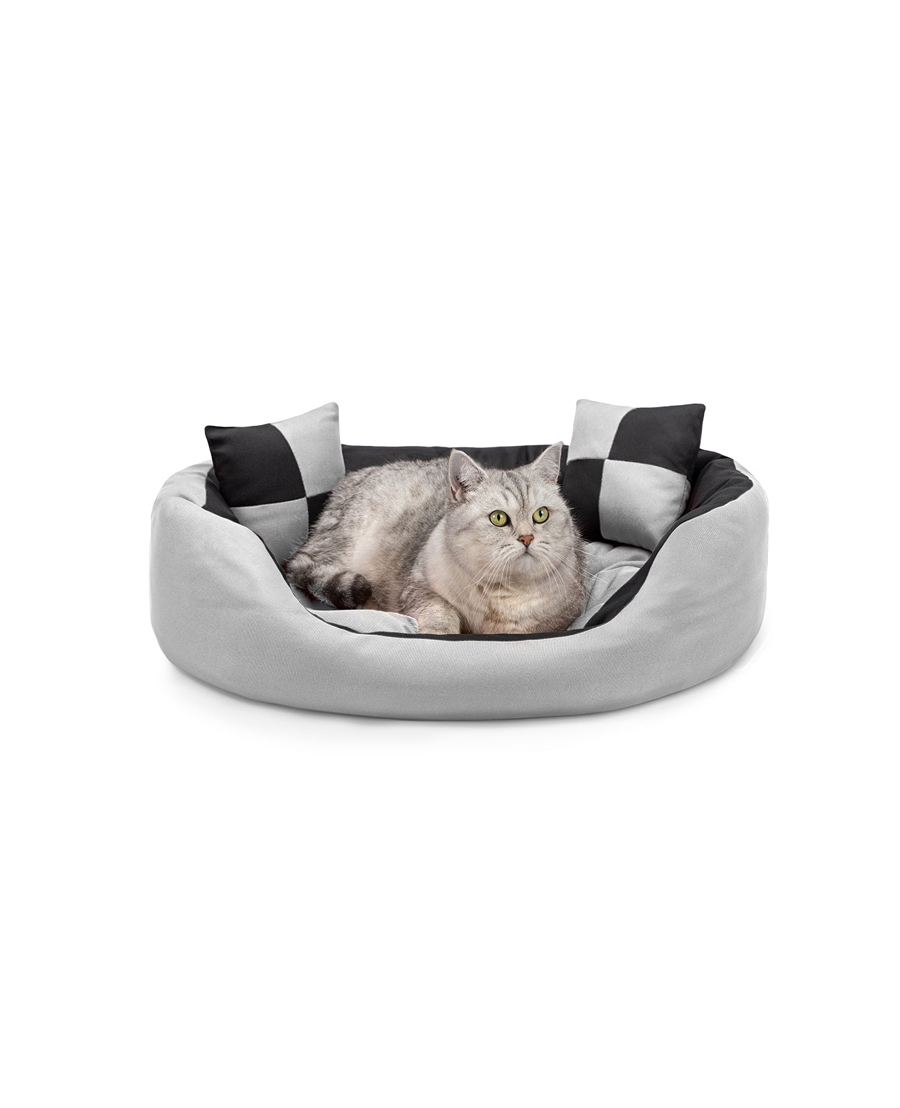 Cama para gatos 4 en 1 con cojín reversible