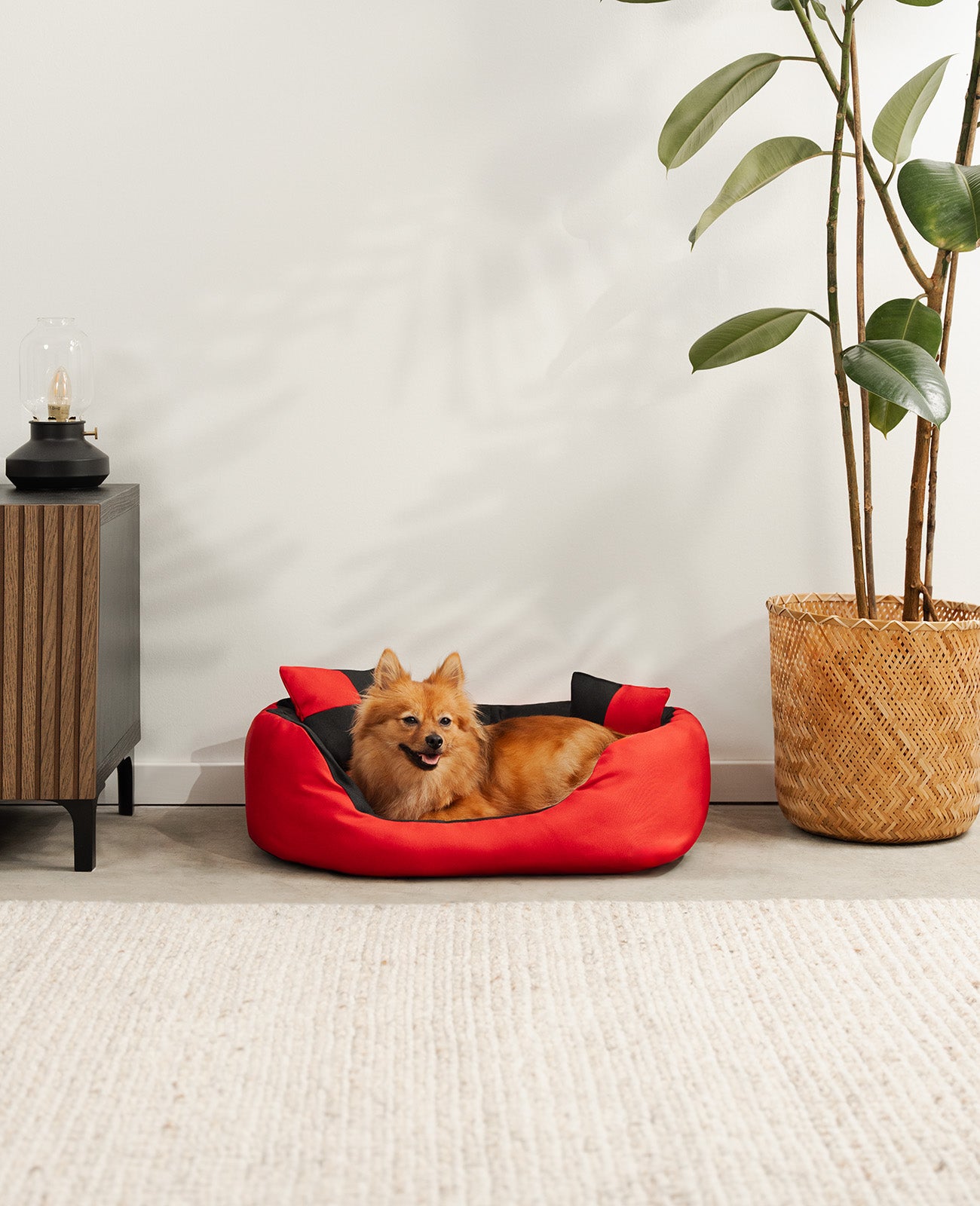 Cama para perros 4 en 1 con cojín reversible