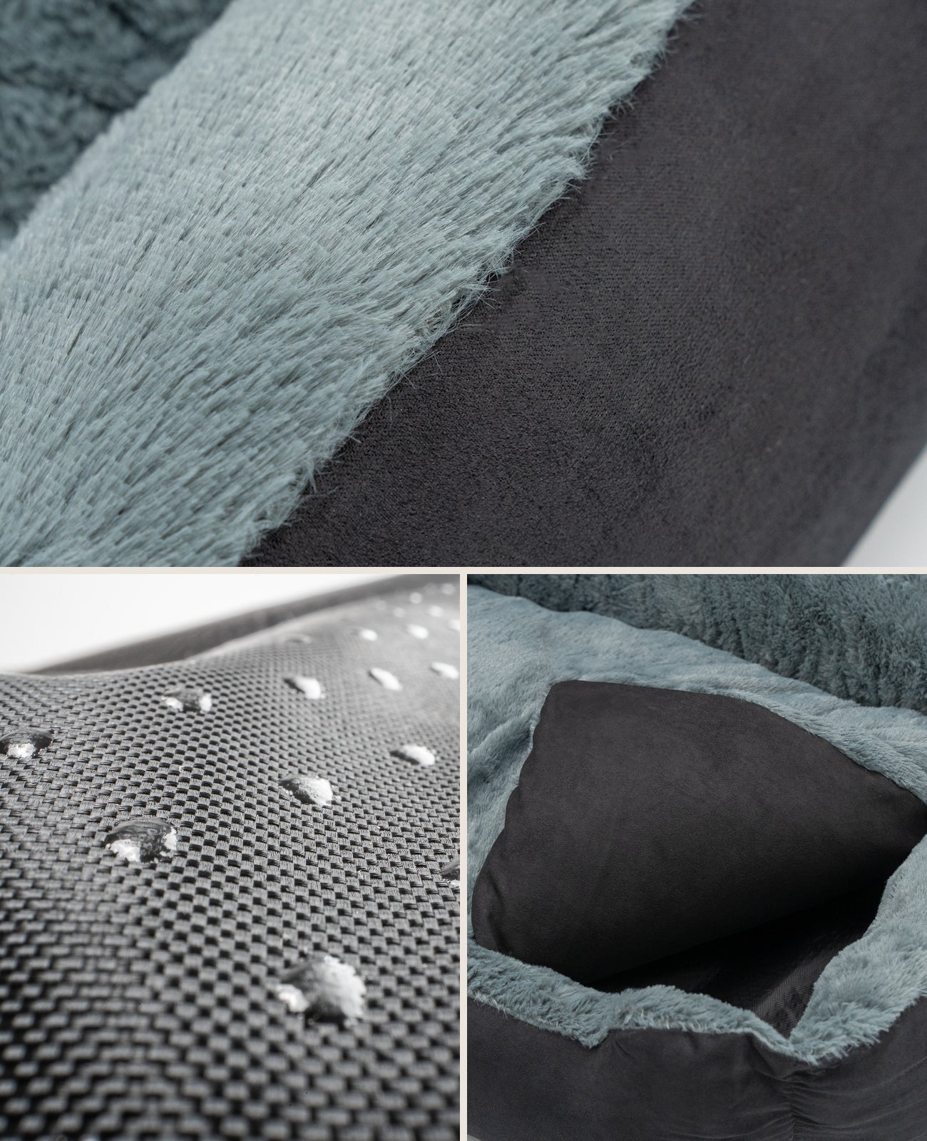 Cama para perros con cojín reversible