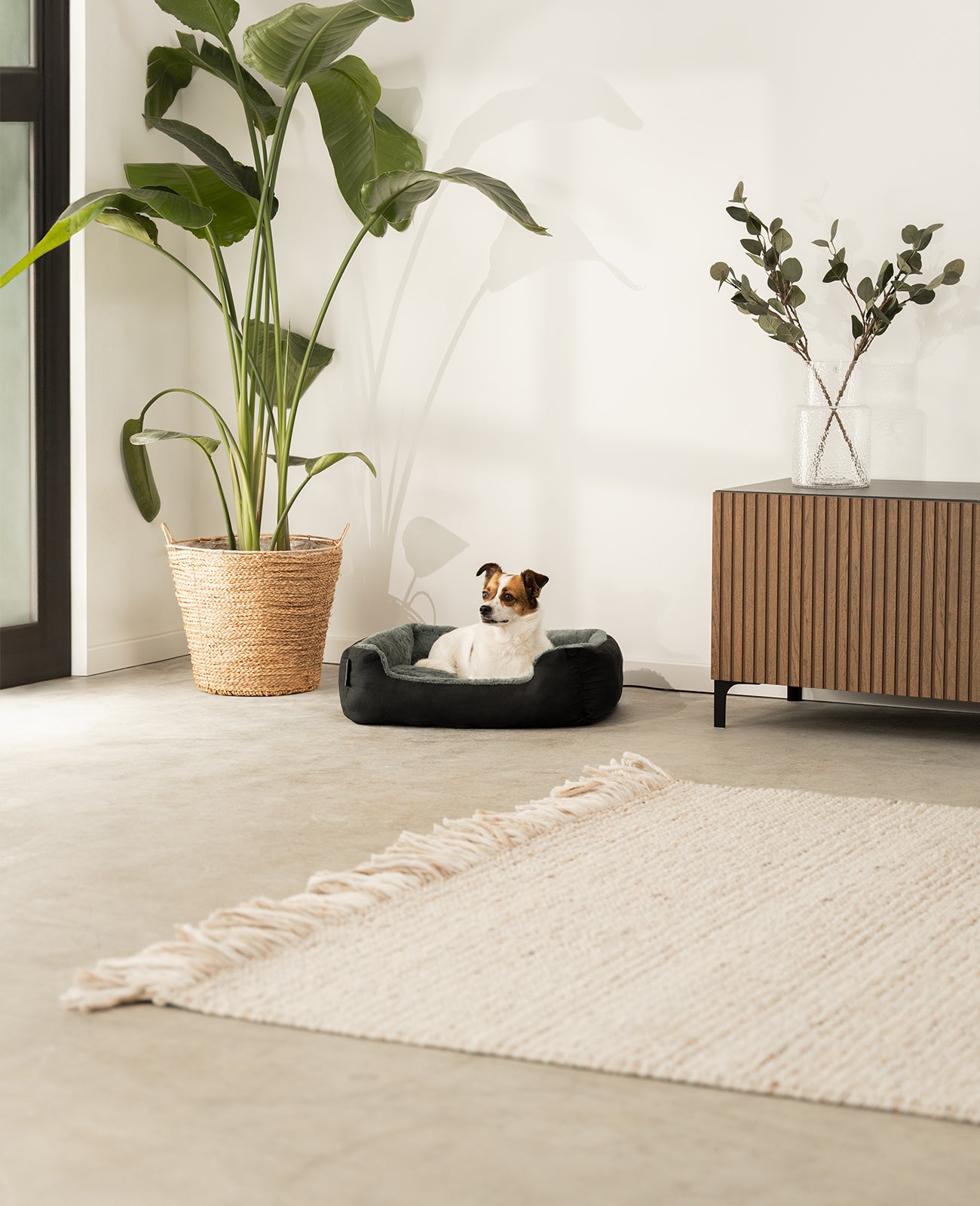 Cama para perros con cojín reversible