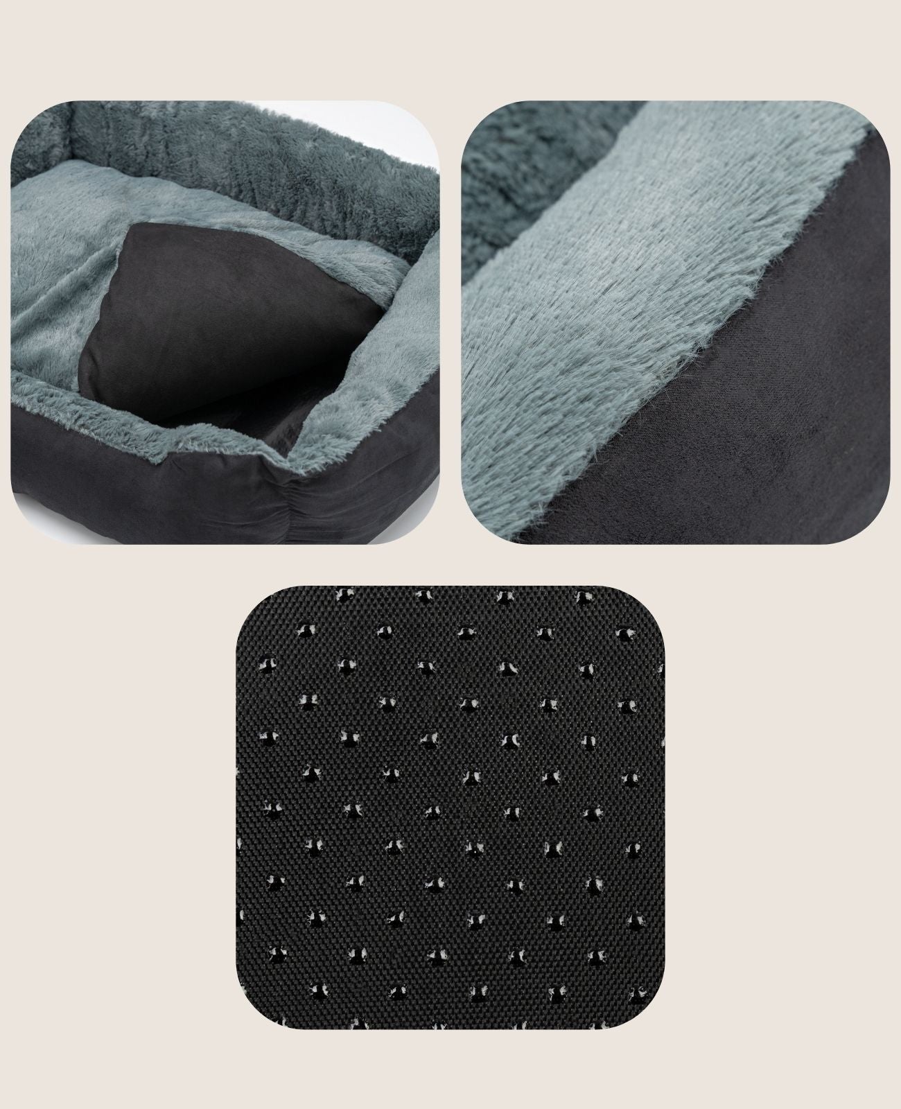 Cama para gatos con cojín reversible