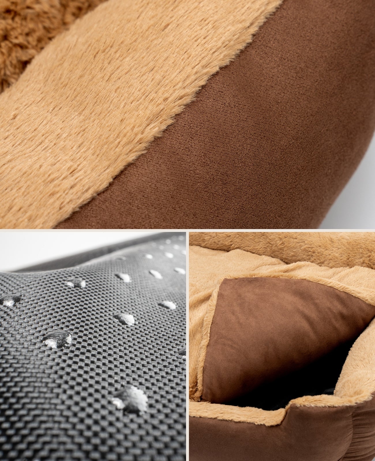 Cama para perros con cojín reversible