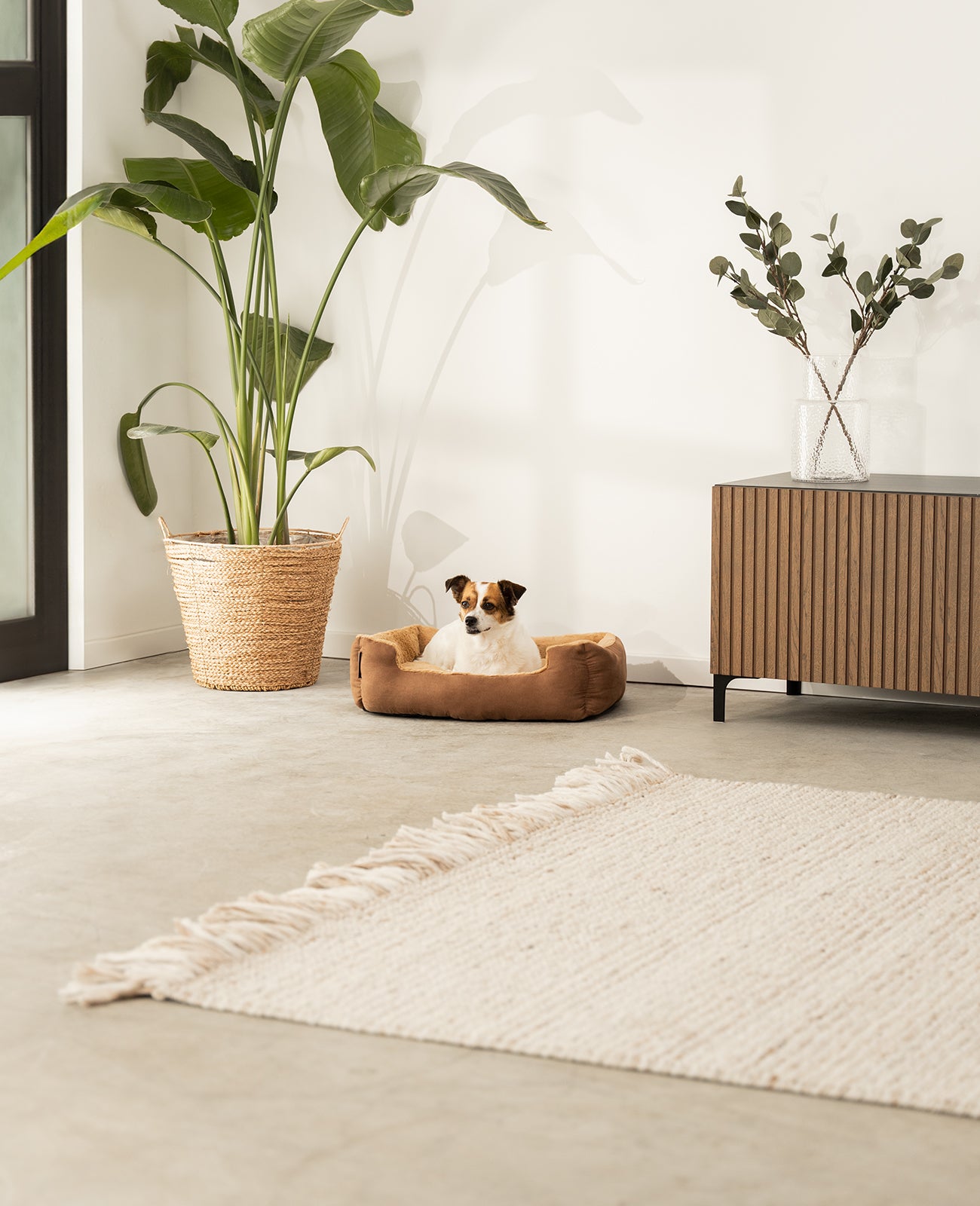 Cama para perros con cojín reversible