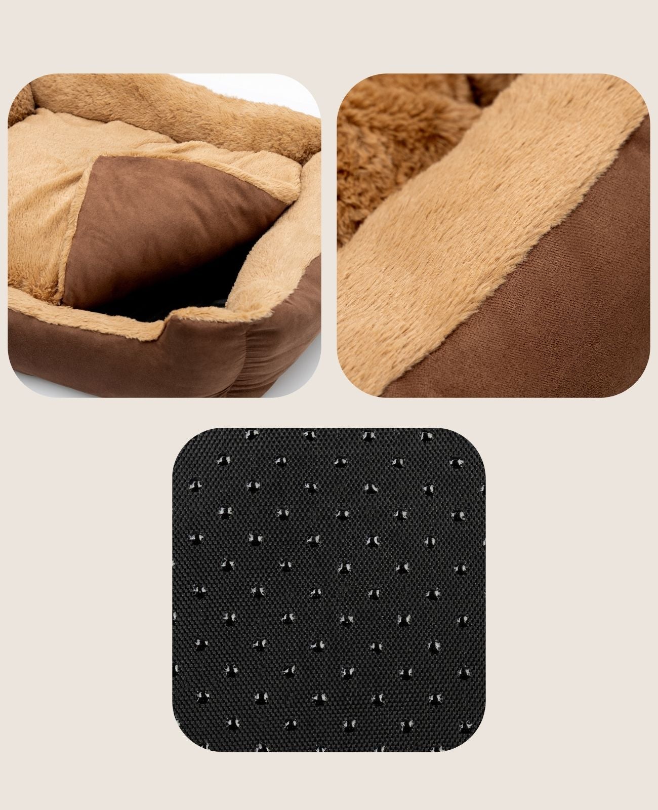 Cama para gatos con cojín reversible