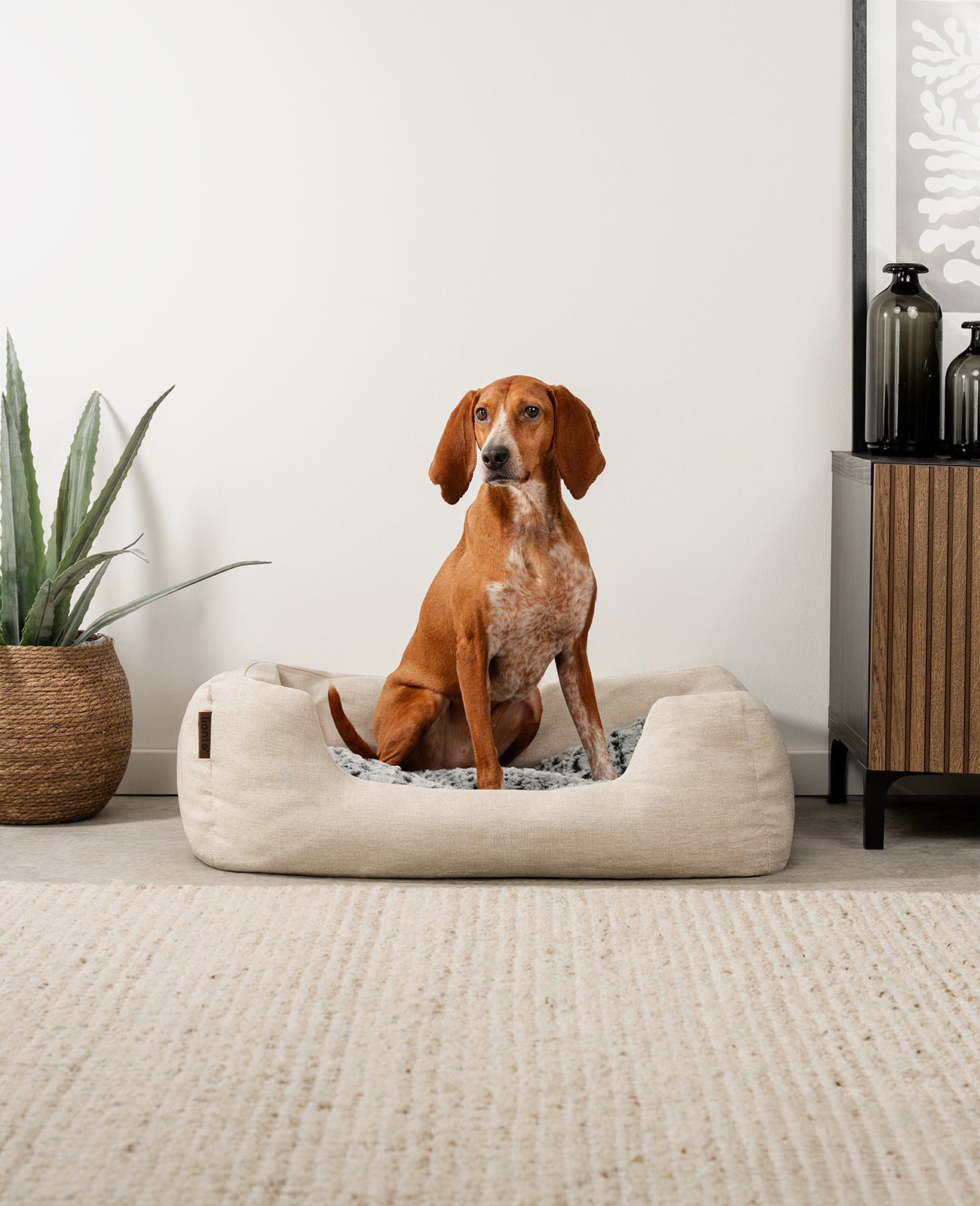 Cama para perros con cojín reversible