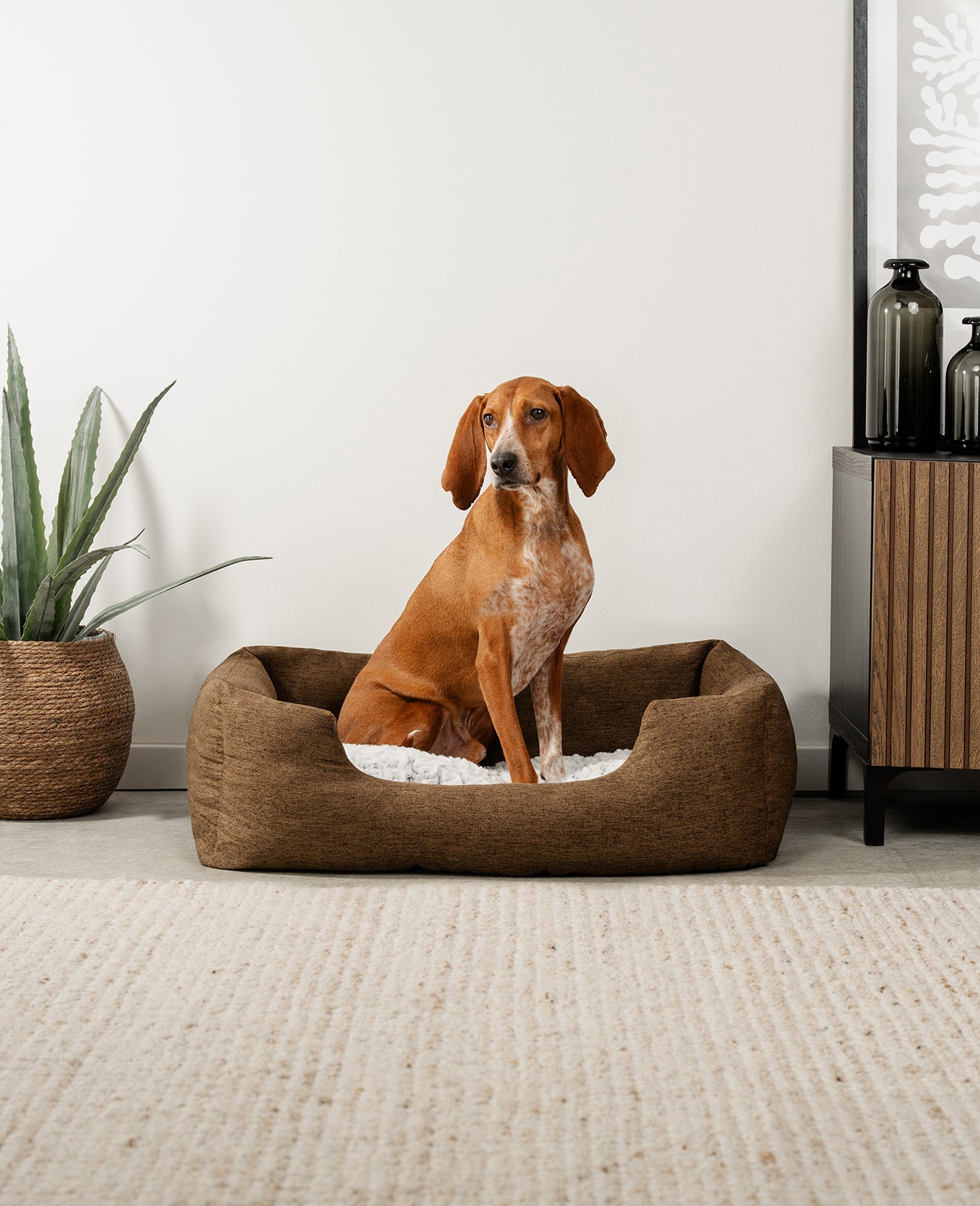 Cama para perros con cojín reversible