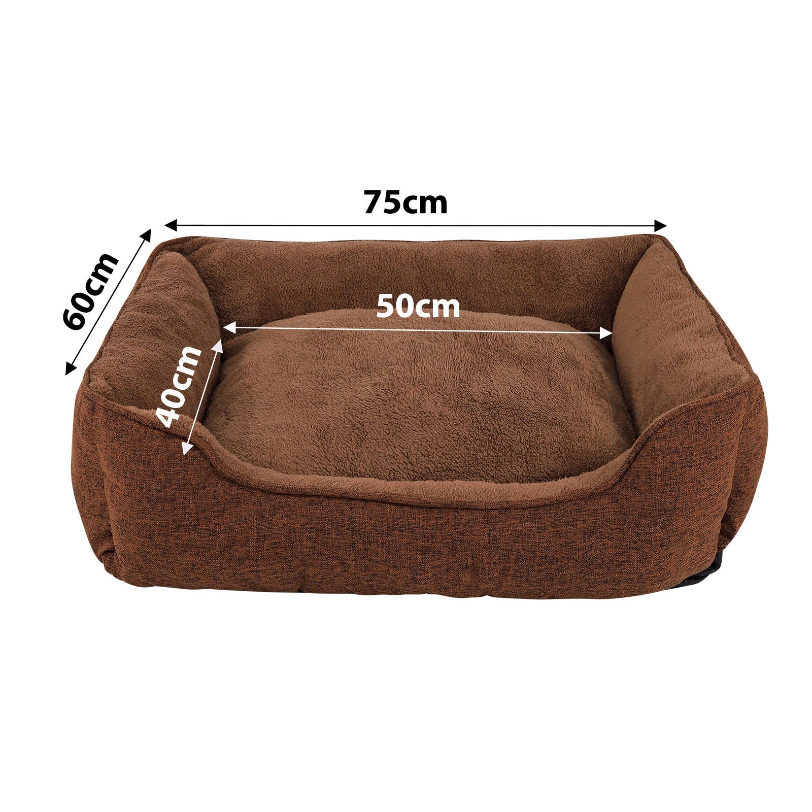 Cama para perros con funda extraíble