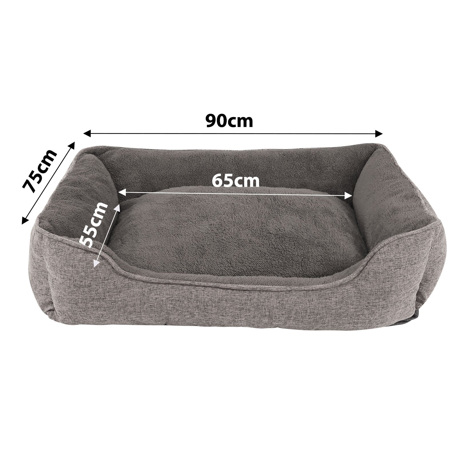 Cama para perros con funda extraíble