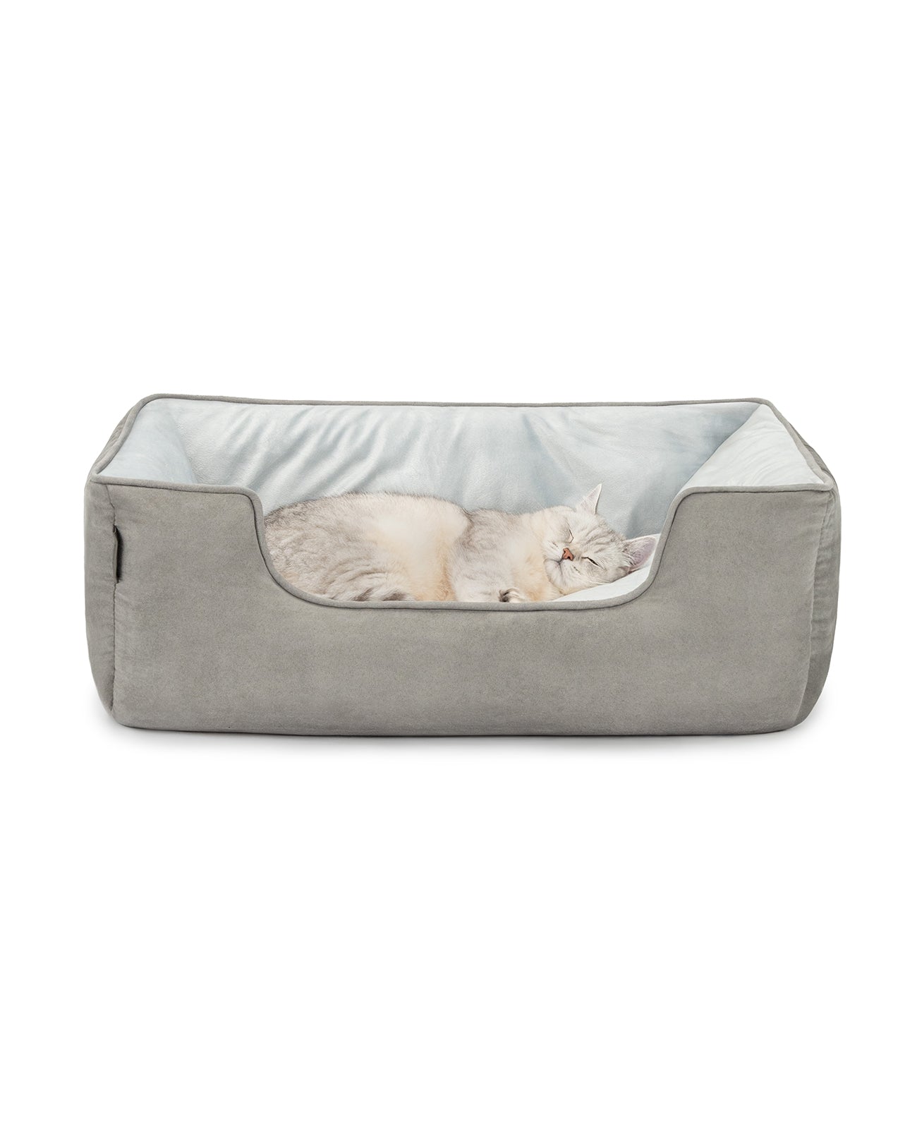 Cama para gatos 2 en 1 con aspecto de ante