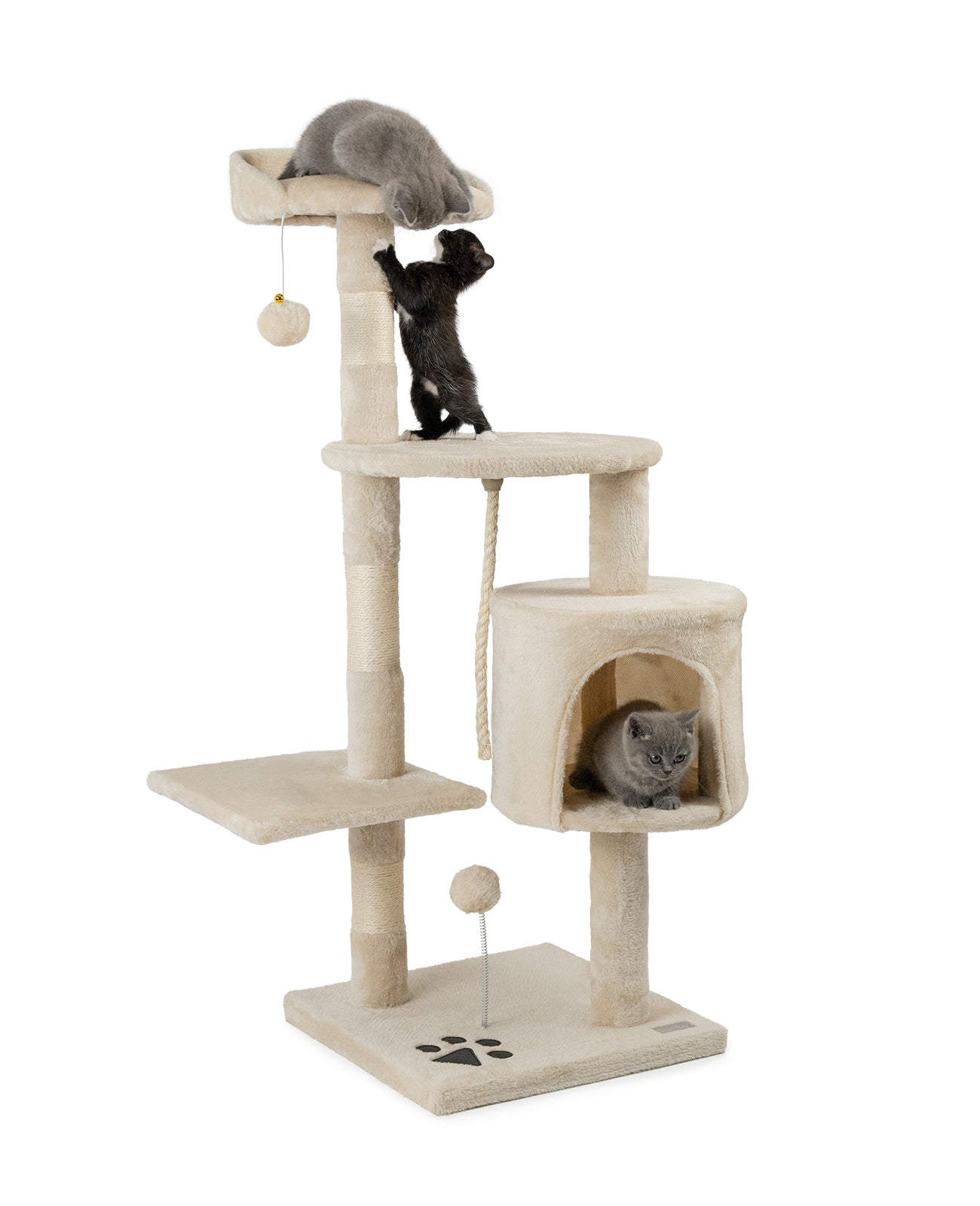 Altura del árbol para gatos 112 cm