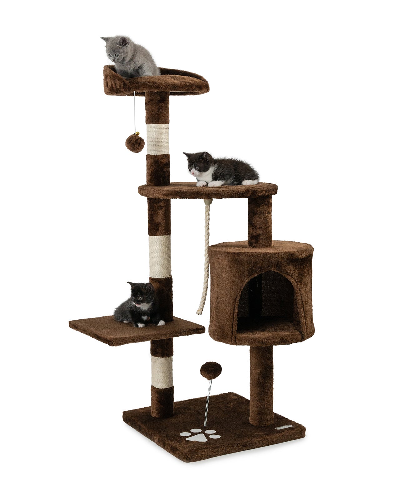Altura del árbol para gatos 112 cm