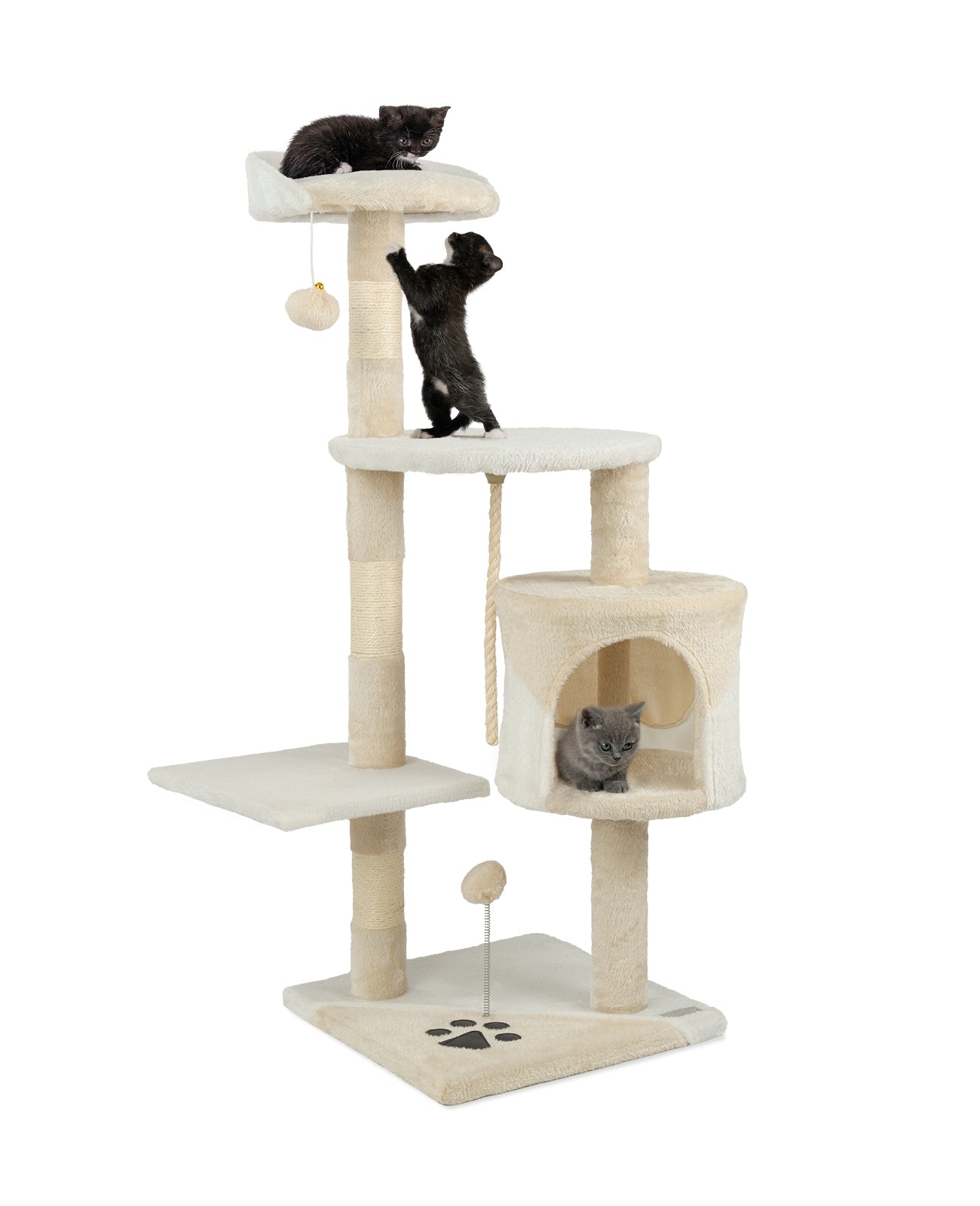 Altura del árbol para gatos 112 cm