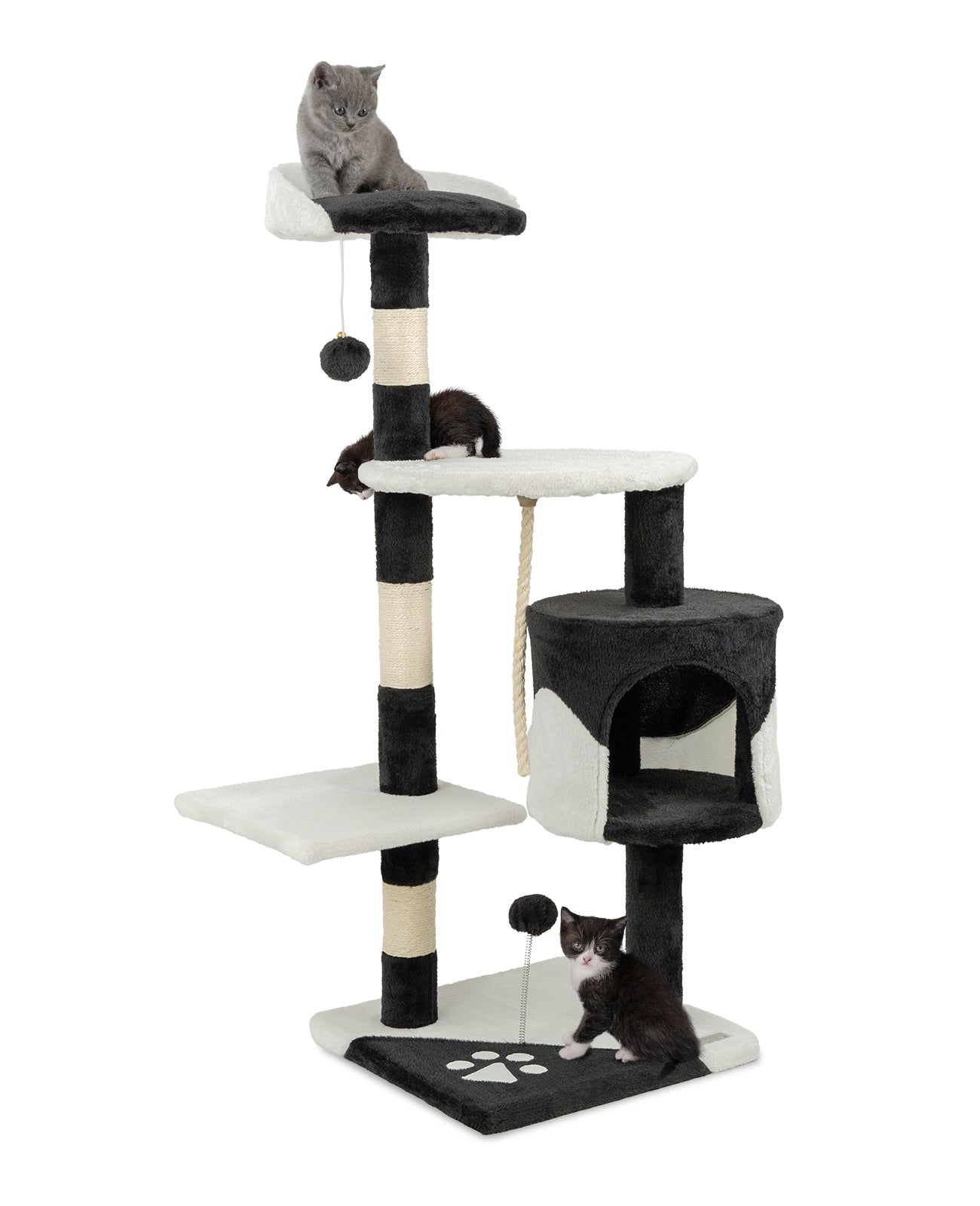 Altura del árbol para gatos 112 cm