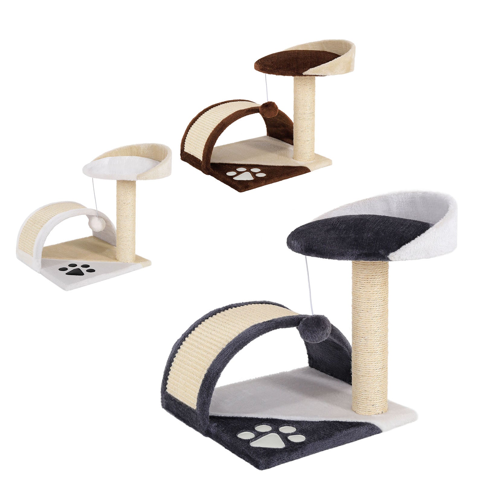 Poste rascador para gatos altura 43 cm