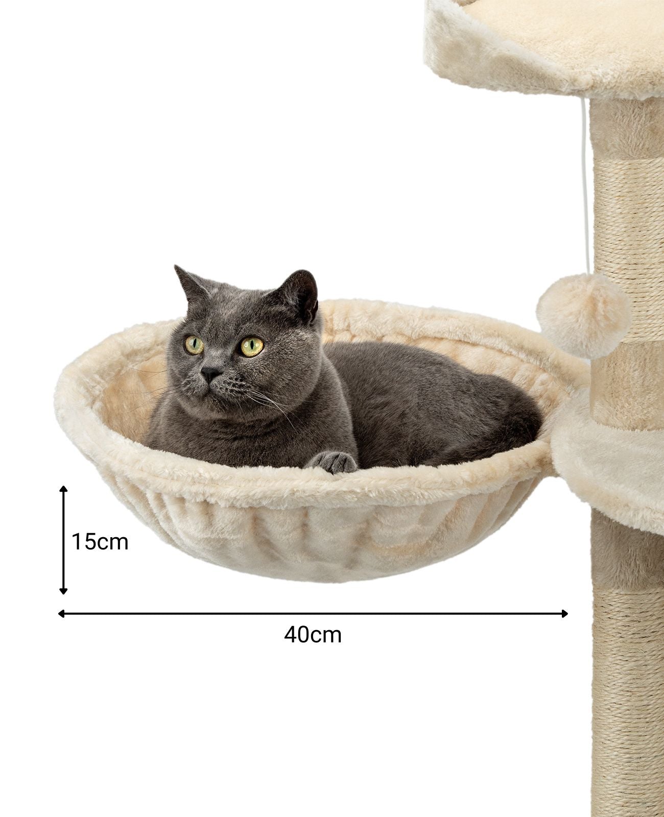Hamaca Hecha de Felpa, 15 - 25 cm