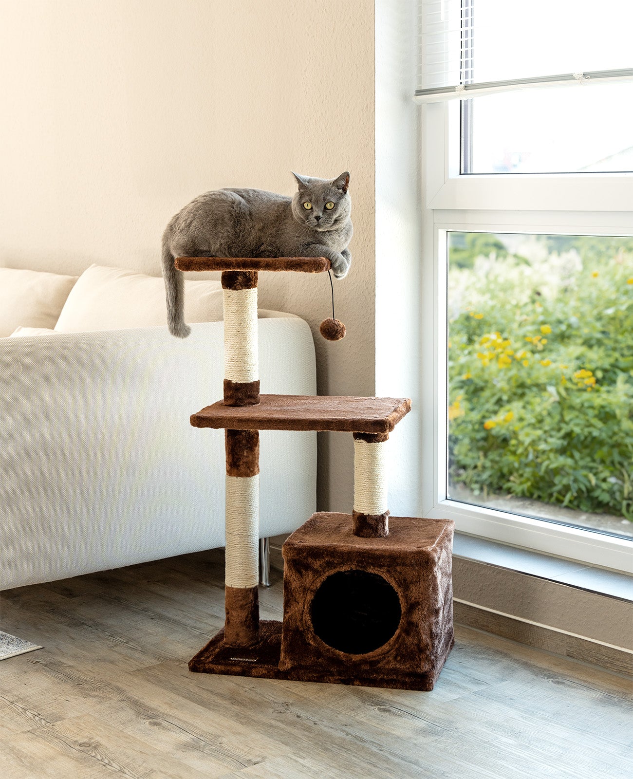 Árbol rascador para gatos árbol para escalar altura 85 cm varios colores