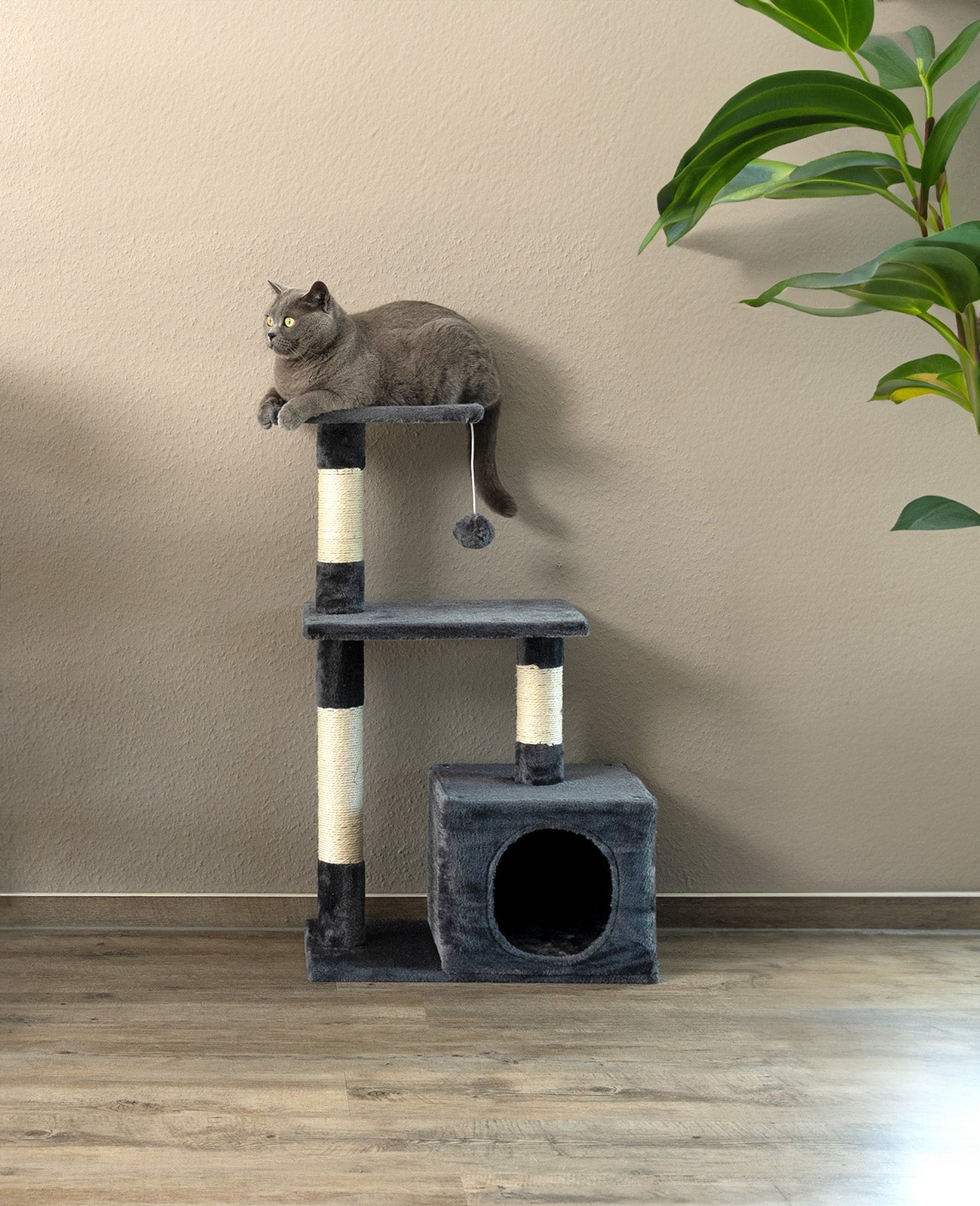 Árbol rascador para gatos árbol para escalar altura 85 cm varios colores