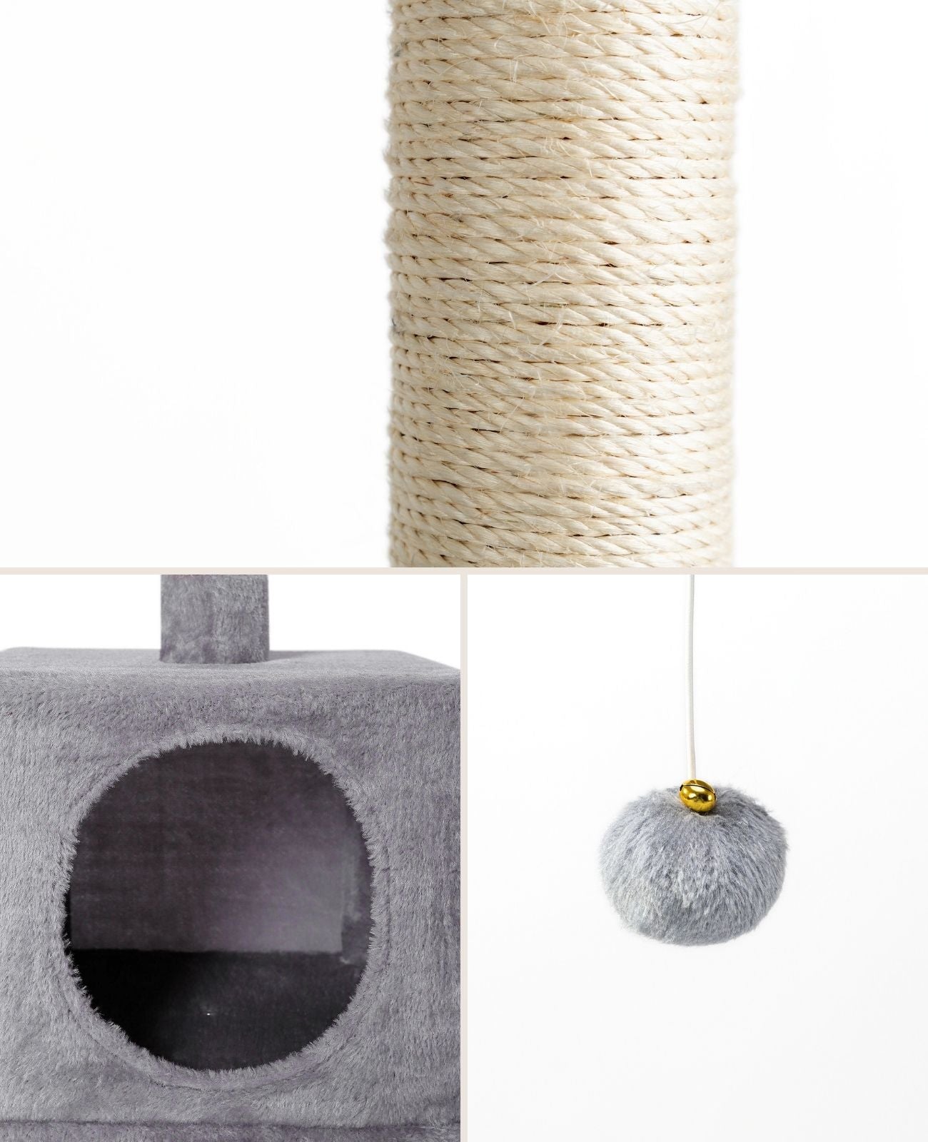 Árbol rascador para gatos árbol para escalar altura 85 cm varios colores