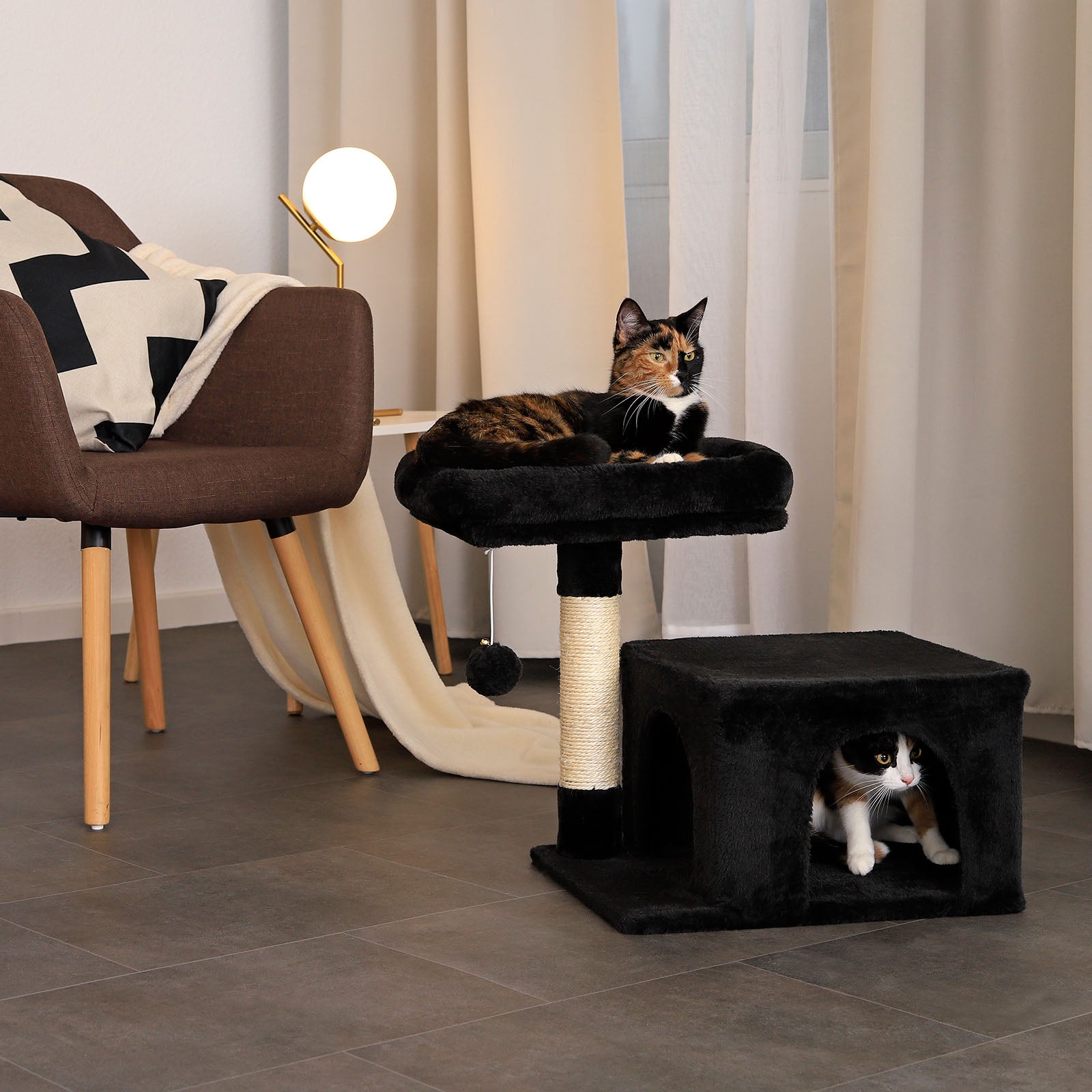 Poste rascador para gatos altura 50 cm