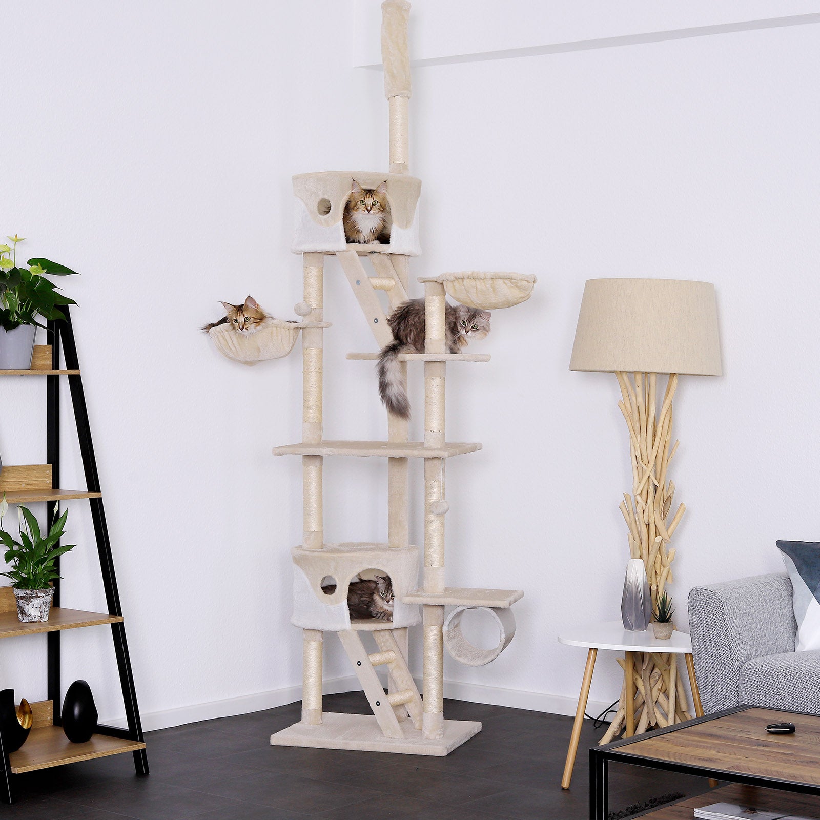 Árbol para gatos XXL de altura regulable