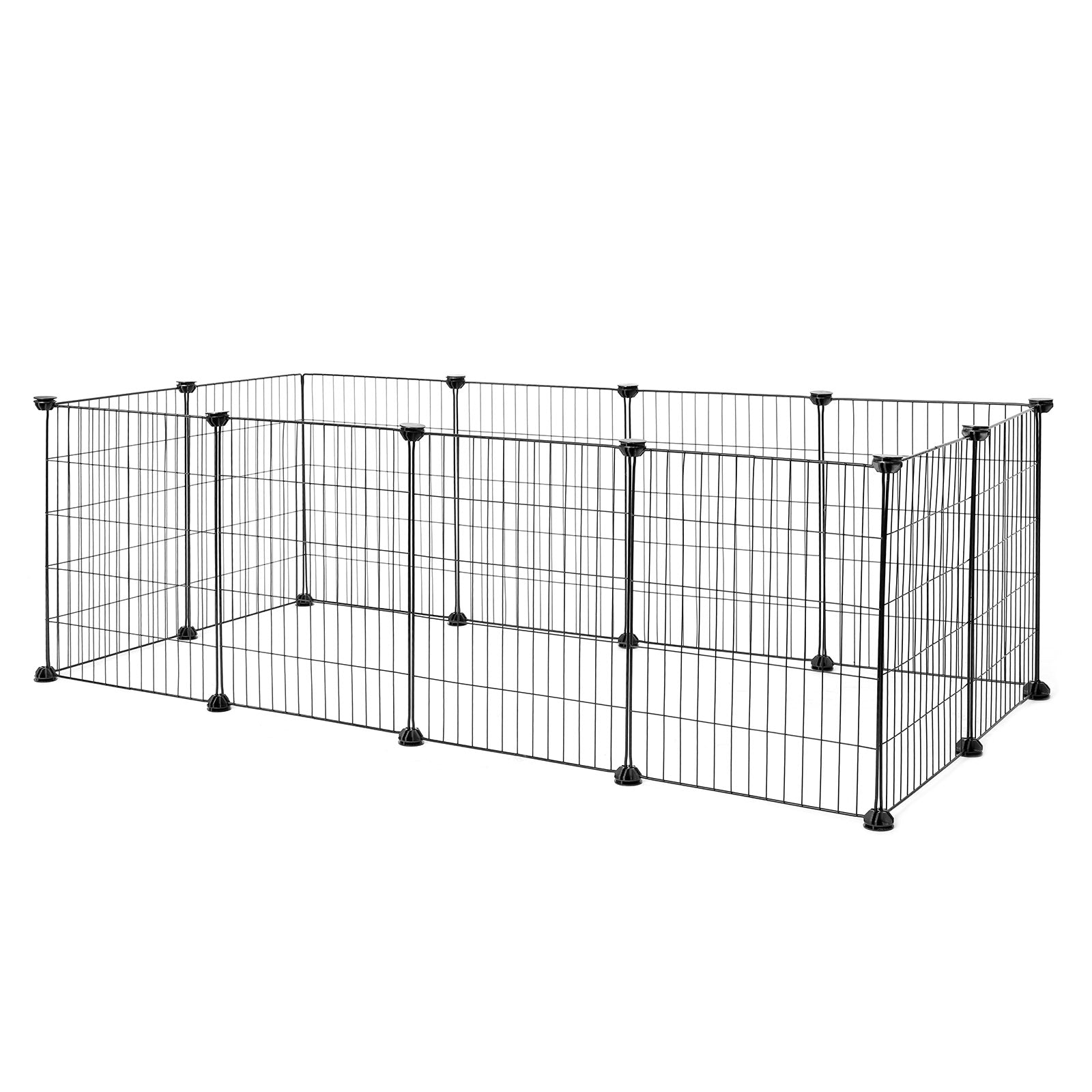 Recinto exterior metálico ampliable para animales pequeños