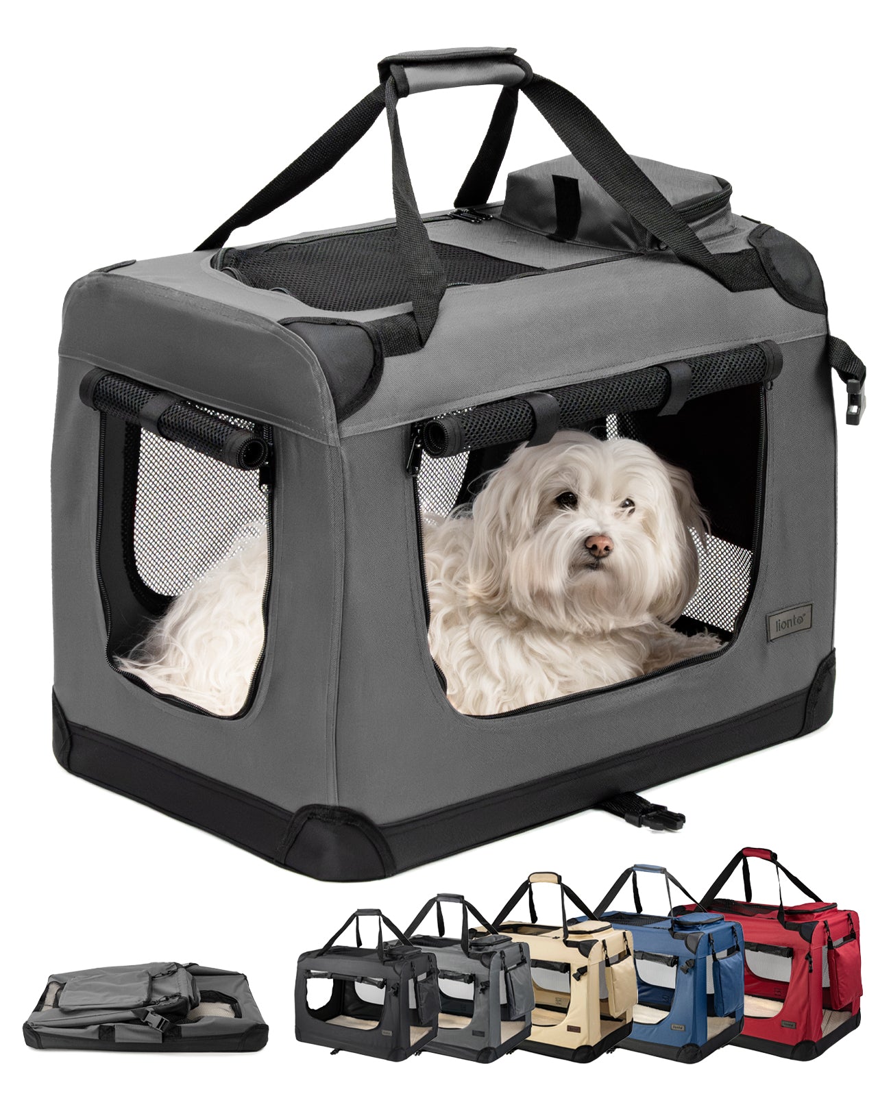Zusammenklappbare Hundetransportkiste