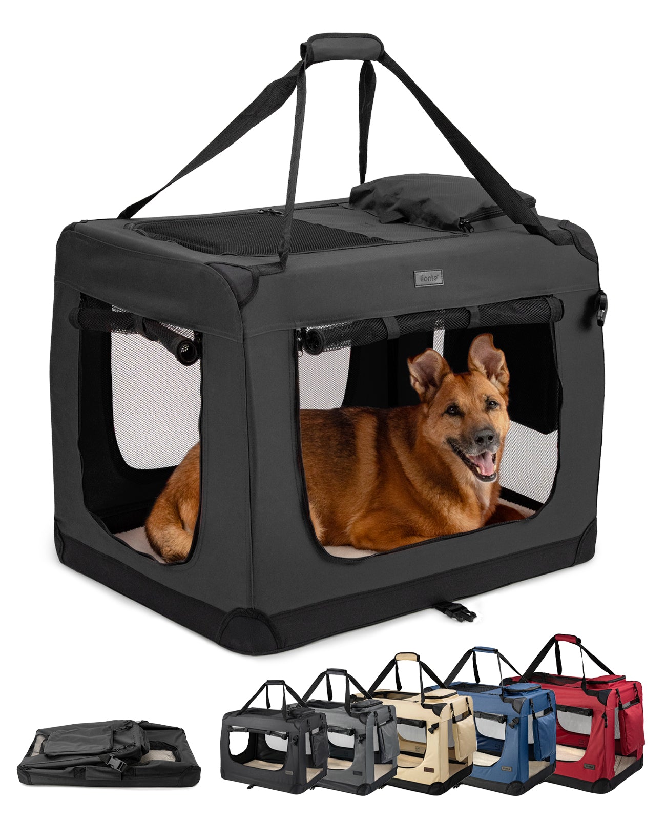 Zusammenklappbare Hundetransportkiste