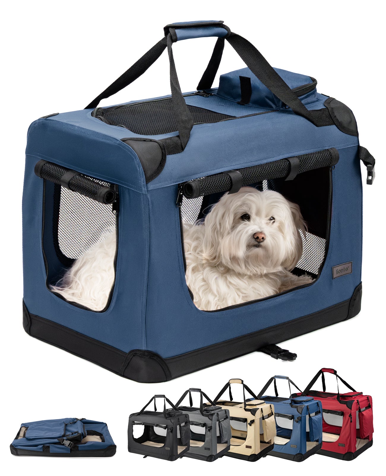Zusammenklappbare Hundetransportkiste