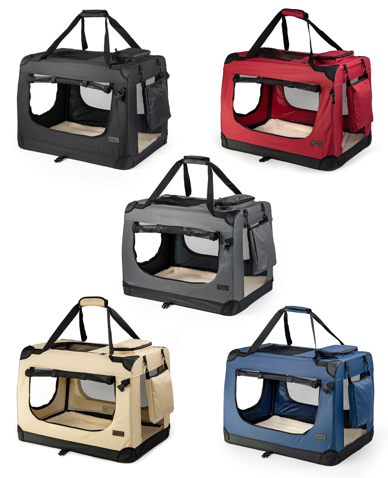 Caja de transporte para gatos plegable