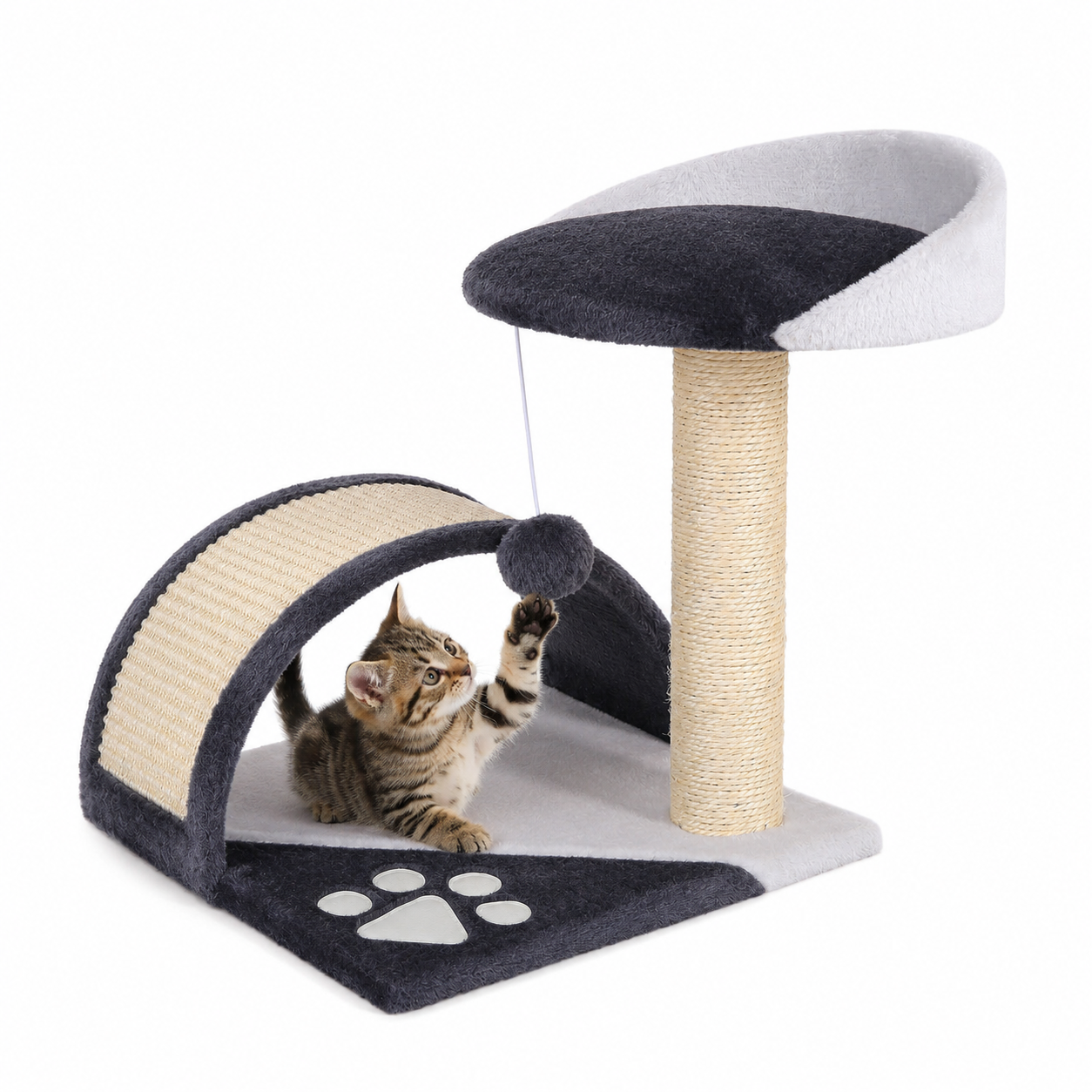 Poste rascador para gatos altura 43 cm