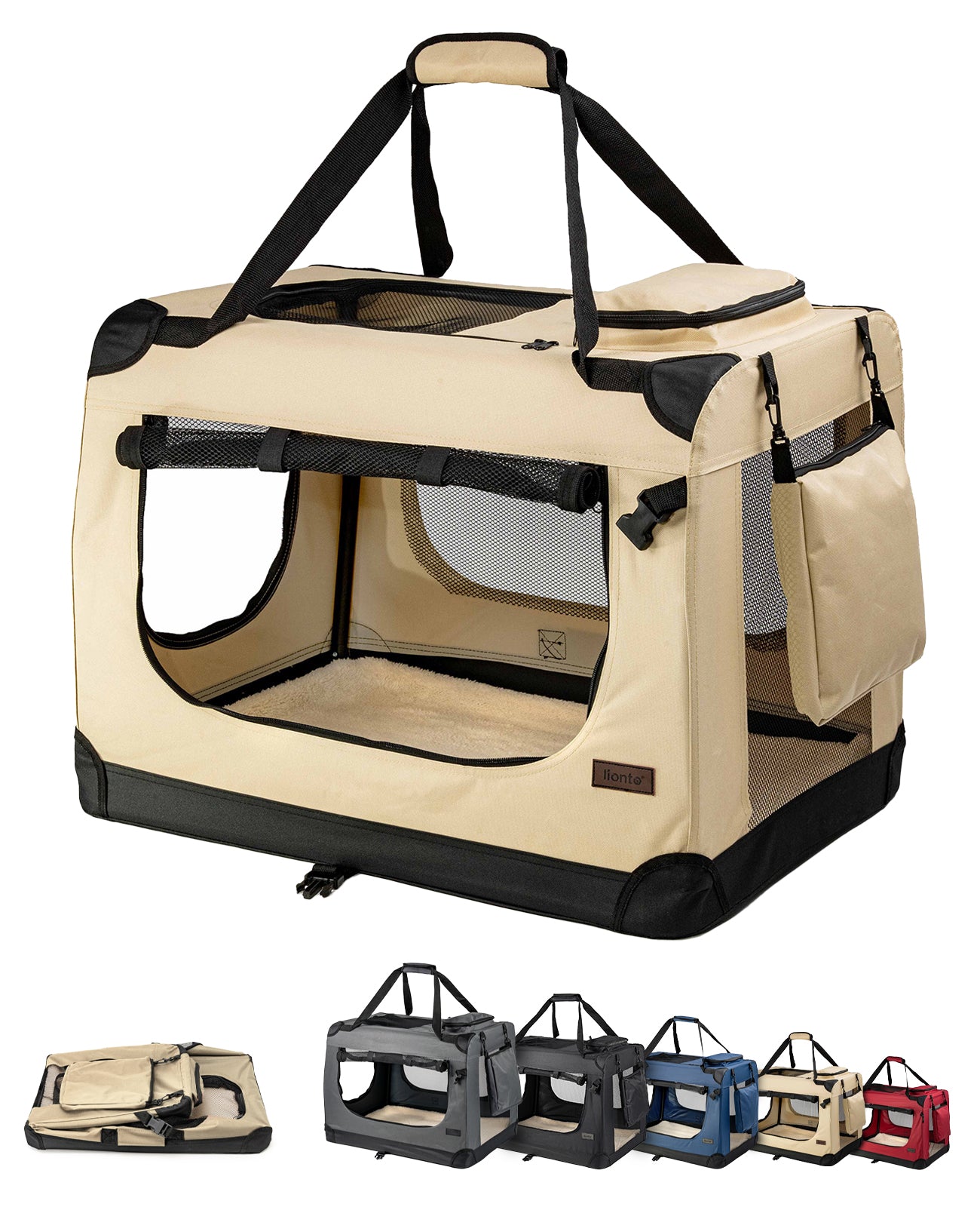 Caja de transporte para gatos plegable
