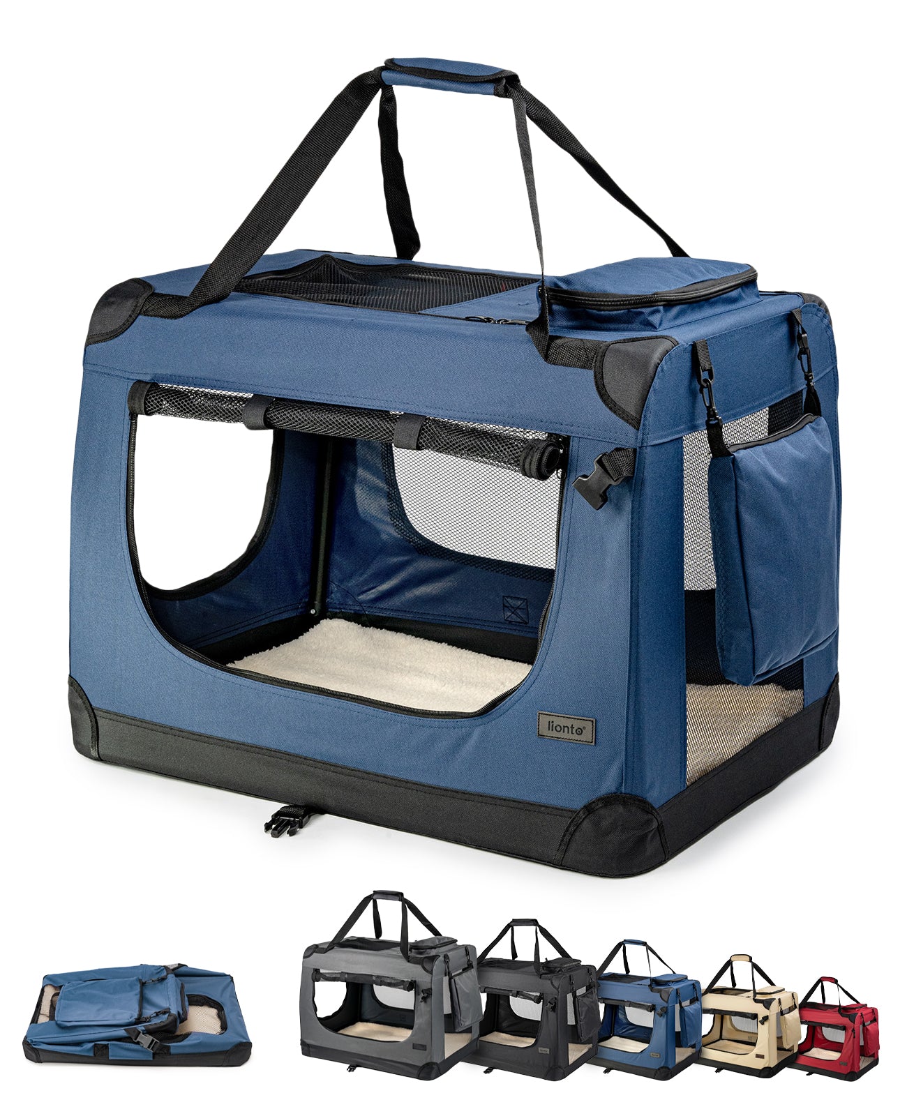 Caja de transporte para gatos plegable