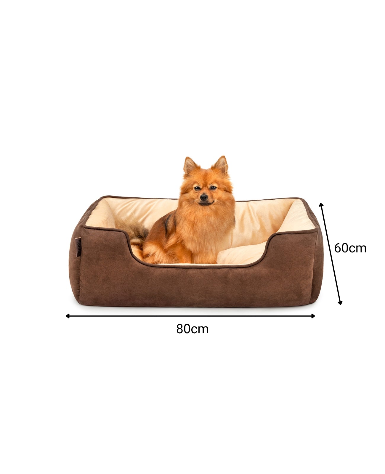 Cama para perros 2 en 1 con aspecto de ante