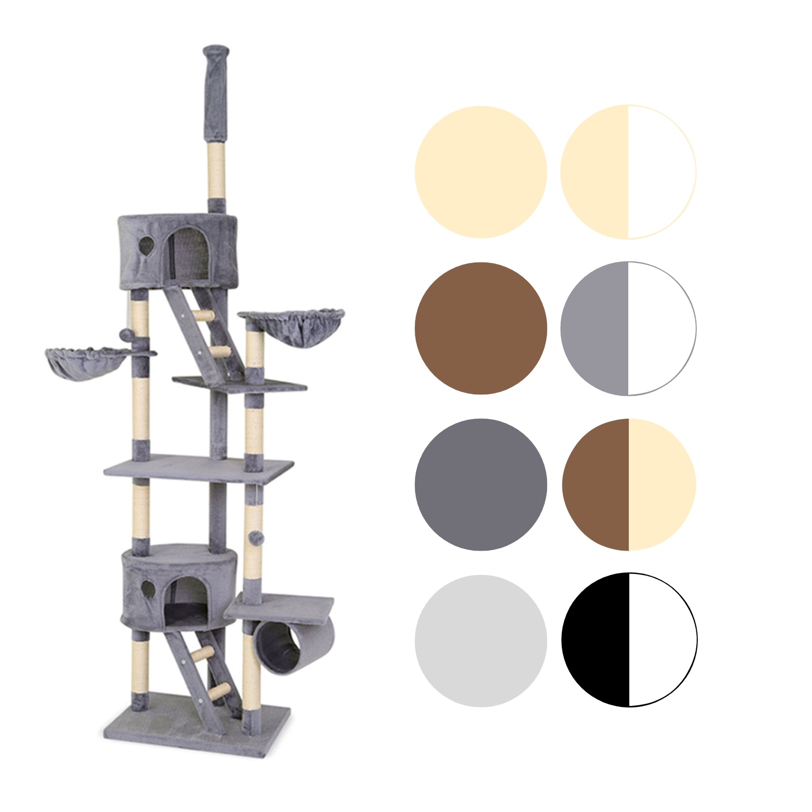 Árbol para gatos XXL de altura regulable
