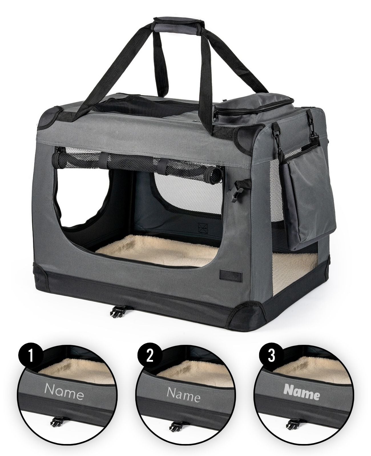 Caja de transporte, personalizada