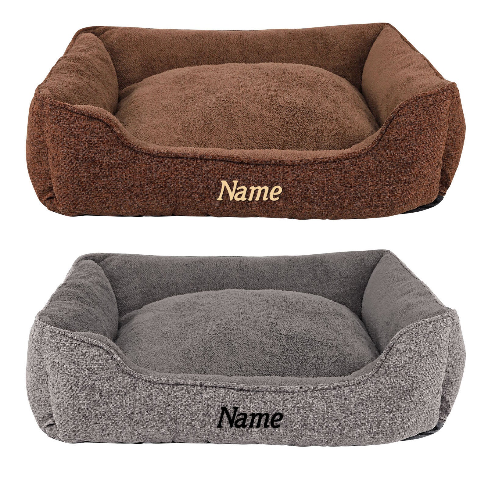 Cama para mascotas moteada, personalizada