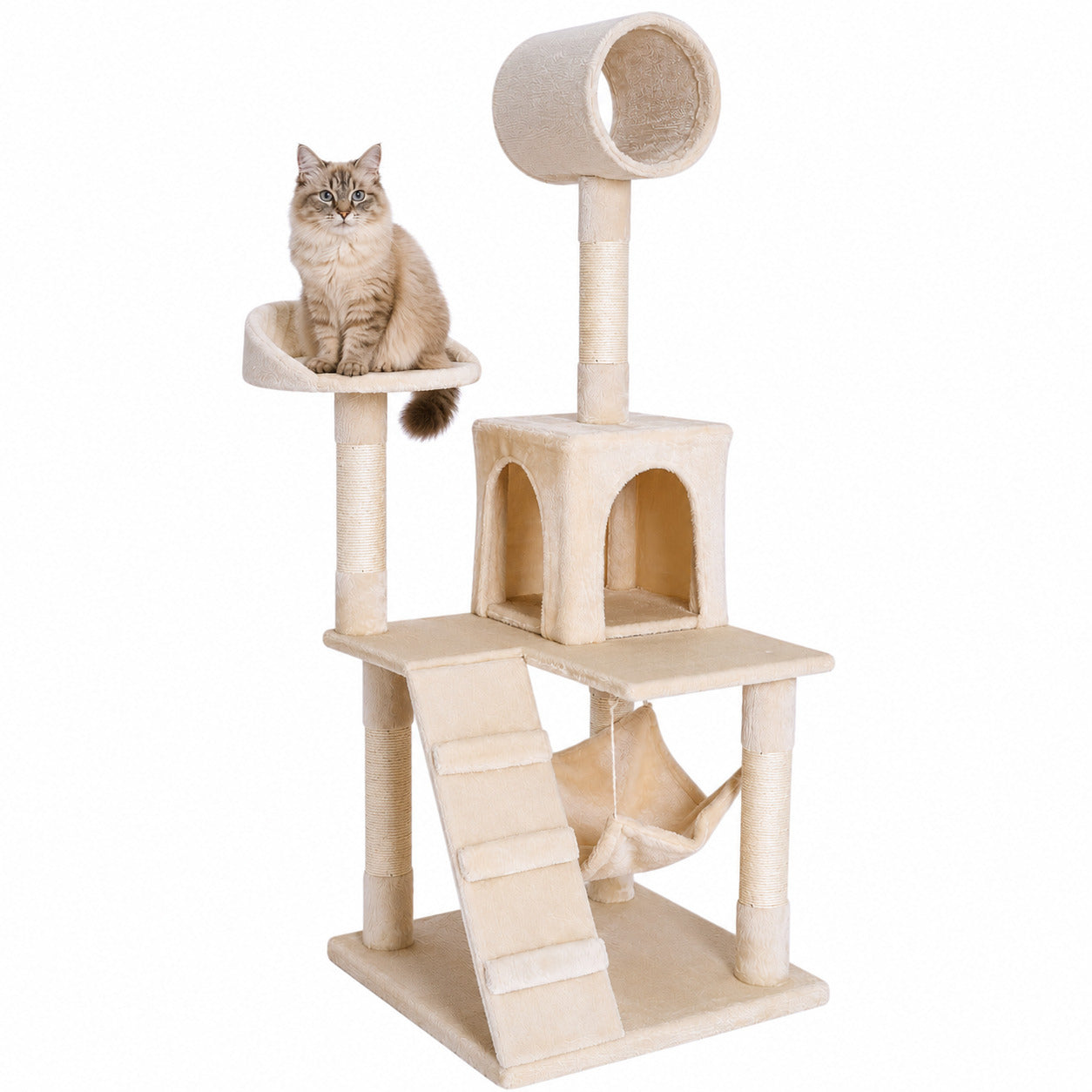 Poste rascador para gatos altura 133 cm