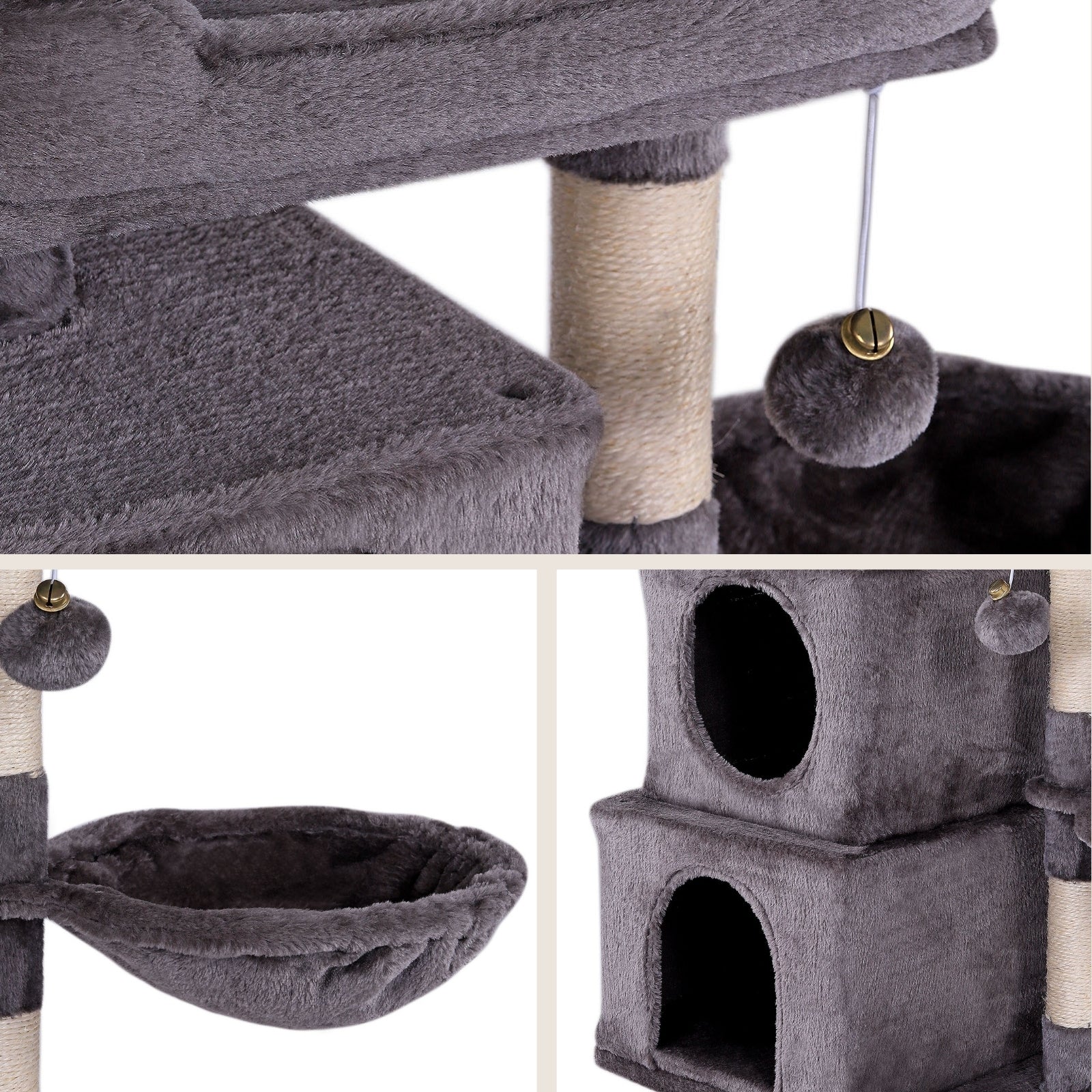 Poste rascador para gatos, 70 cm