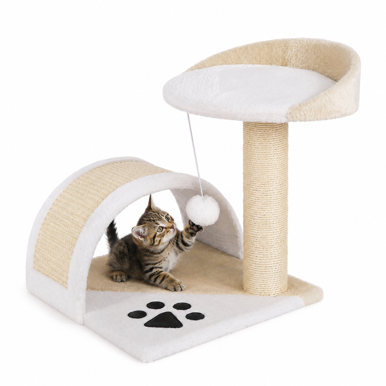 Poste rascador para gatos altura 43 cm