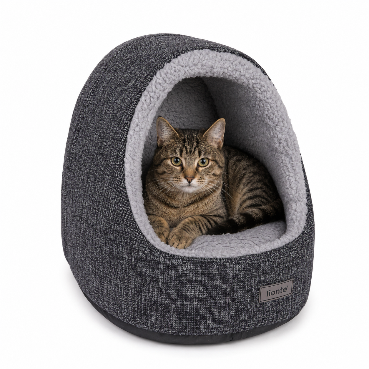 Cueva para gatos con cojín reversible