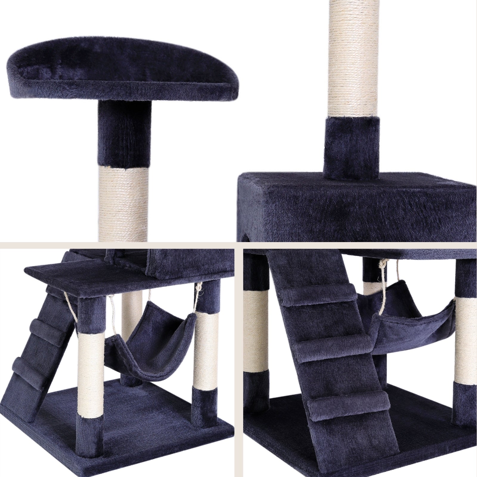 Poste rascador para gatos altura 133 cm